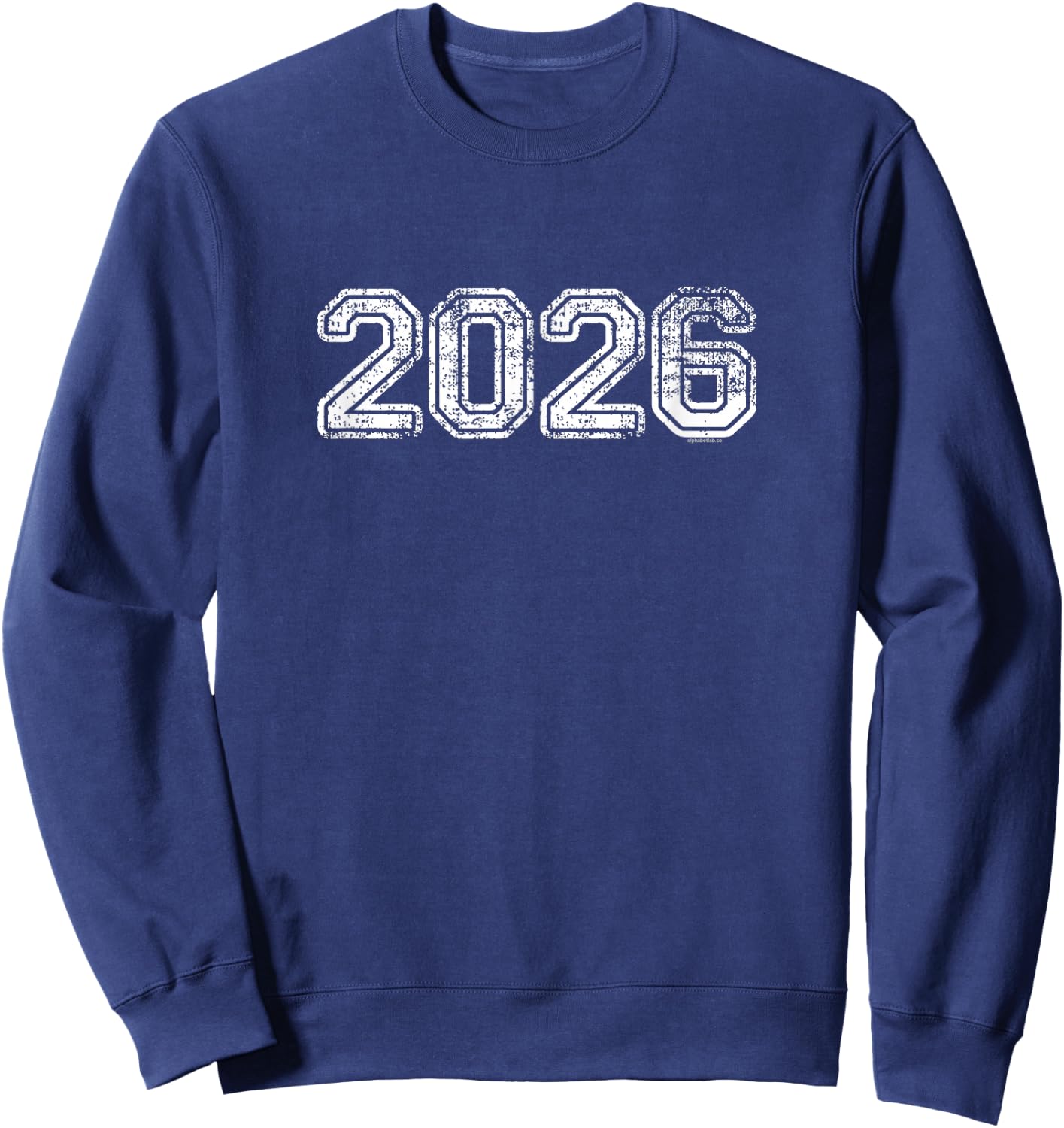 Class of 2026 | Graduation School Vintage Spirit Senior 2026 Sweatshirt - Sweatshirt | Navy