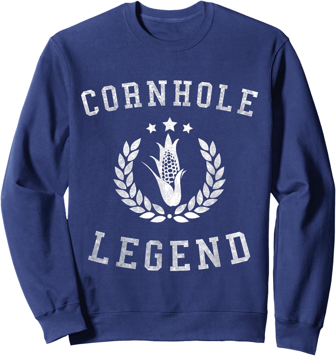 Cornhole Legend - Funny Cornhole Game Shirt Sweatshirt - Sweatshirt | Navy