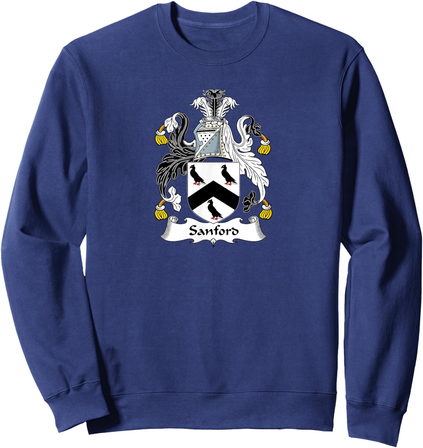 Sanford Coat of Arms - Family Crest Sweatshirt - Sweatshirt | Navy