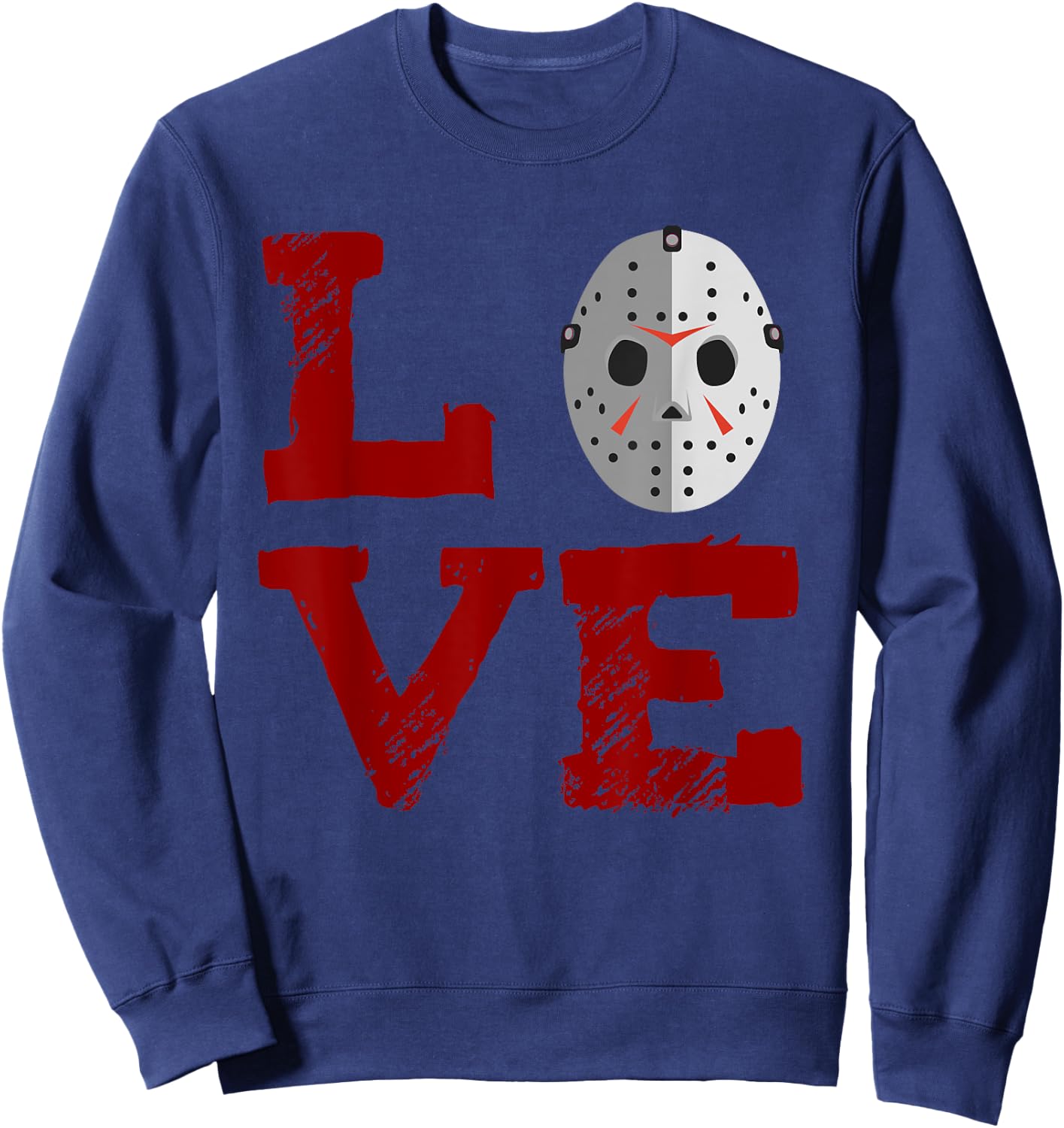 Jason Mask Love Shirt Sweatshirt - Sweatshirt | Navy