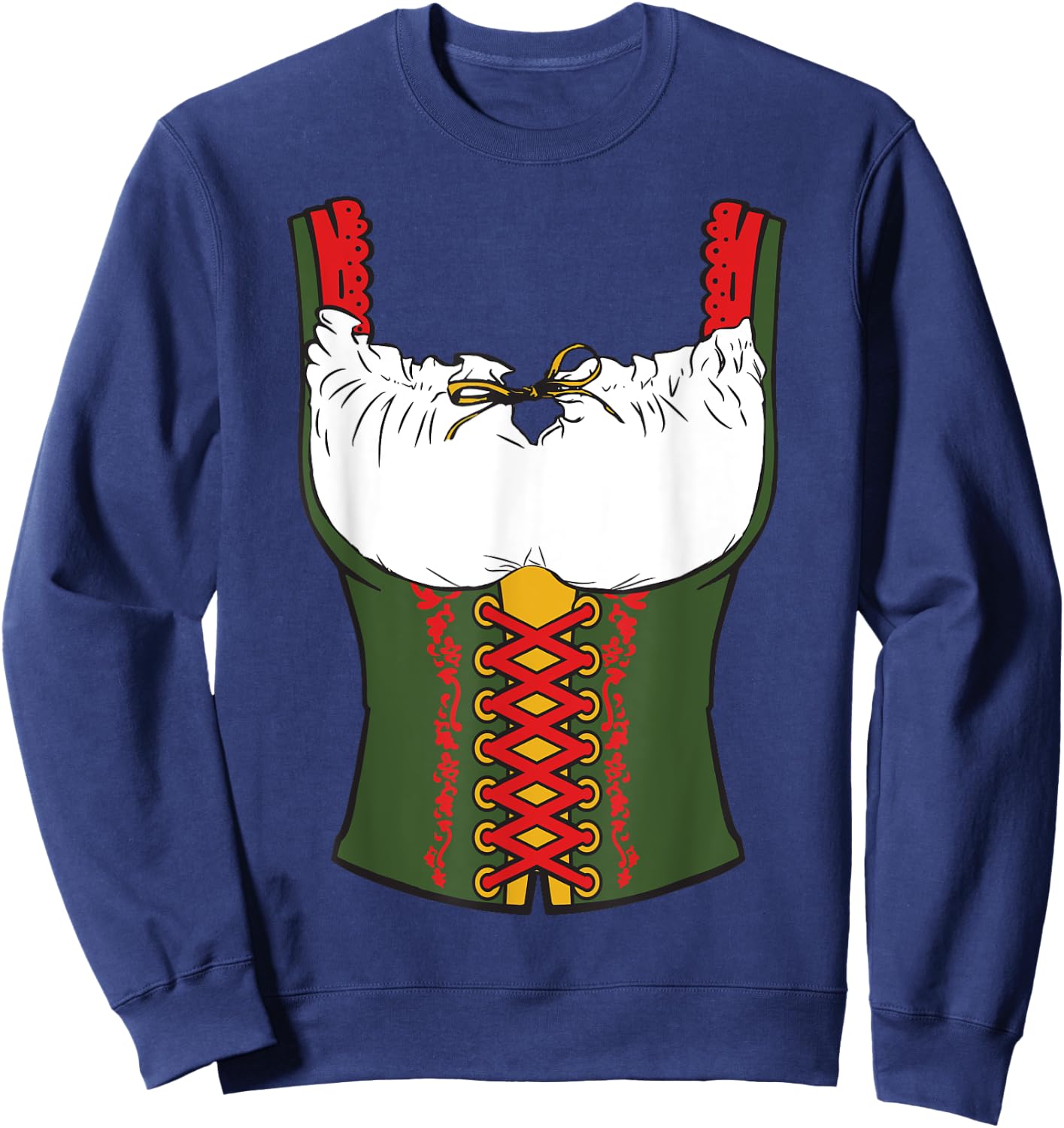 Oktoberfest Dirndl | Beer Festival in Germany Gift Sweatshirt - Sweatshirt | Navy