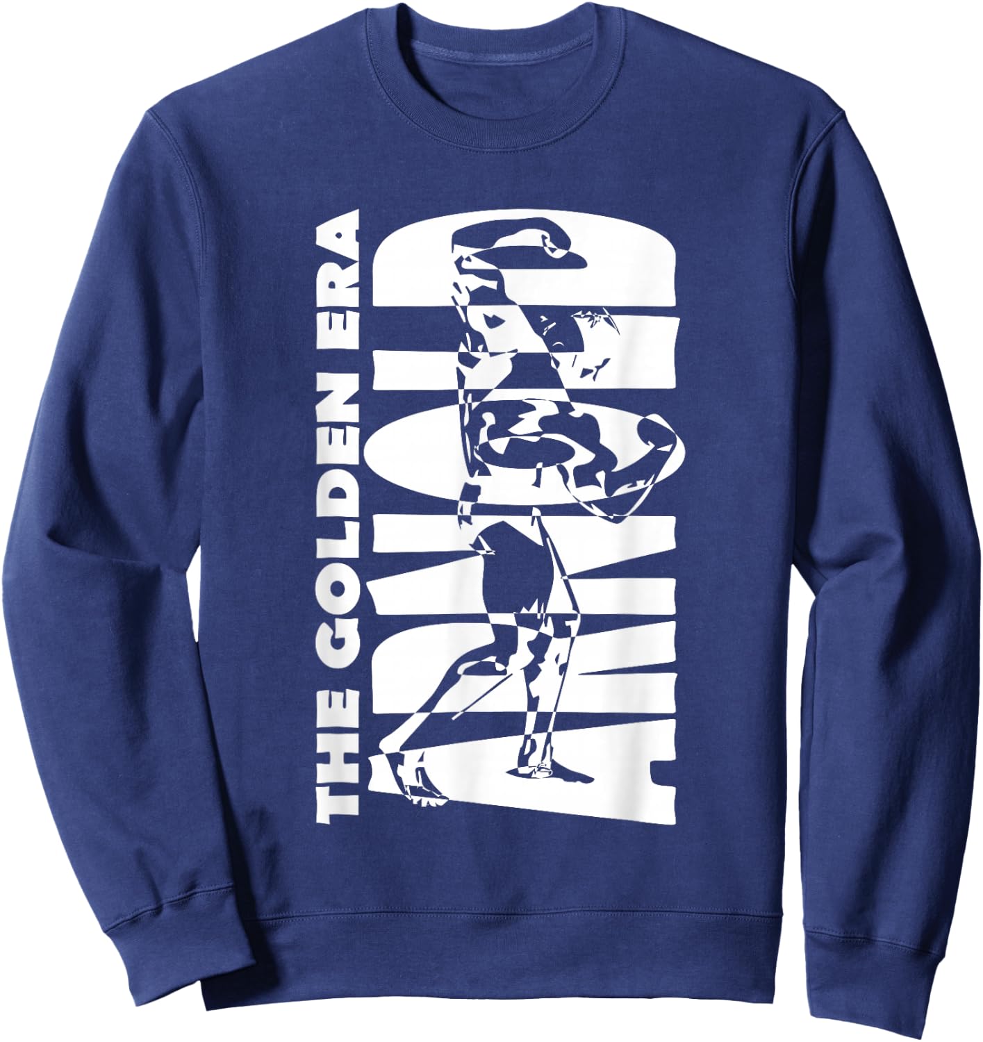 The Golden Era Arnold Bodybuilding Sweatshirt - Sweatshirt | Navy