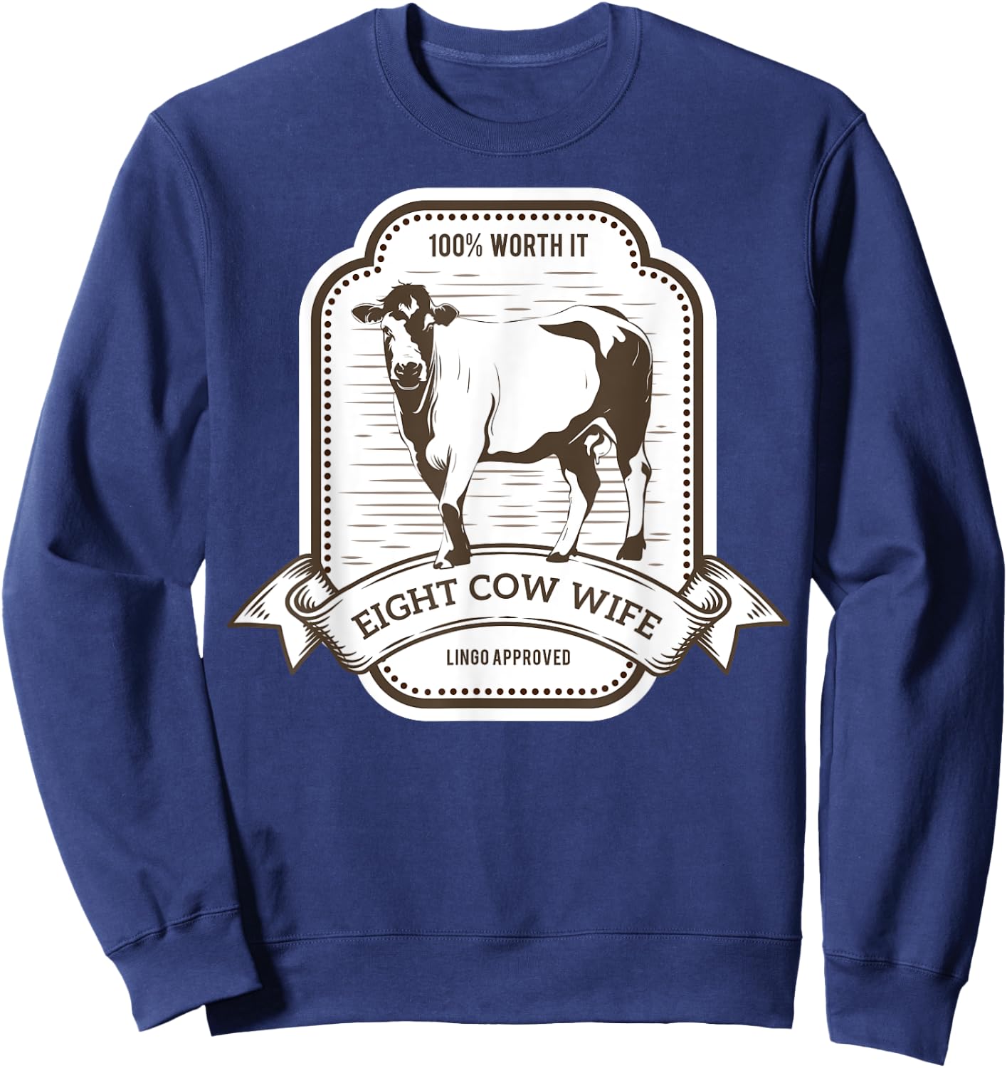 Funny LDS Mormon Johnny Lingo Shirt Gift Sweatshirt - Sweatshirt | Navy