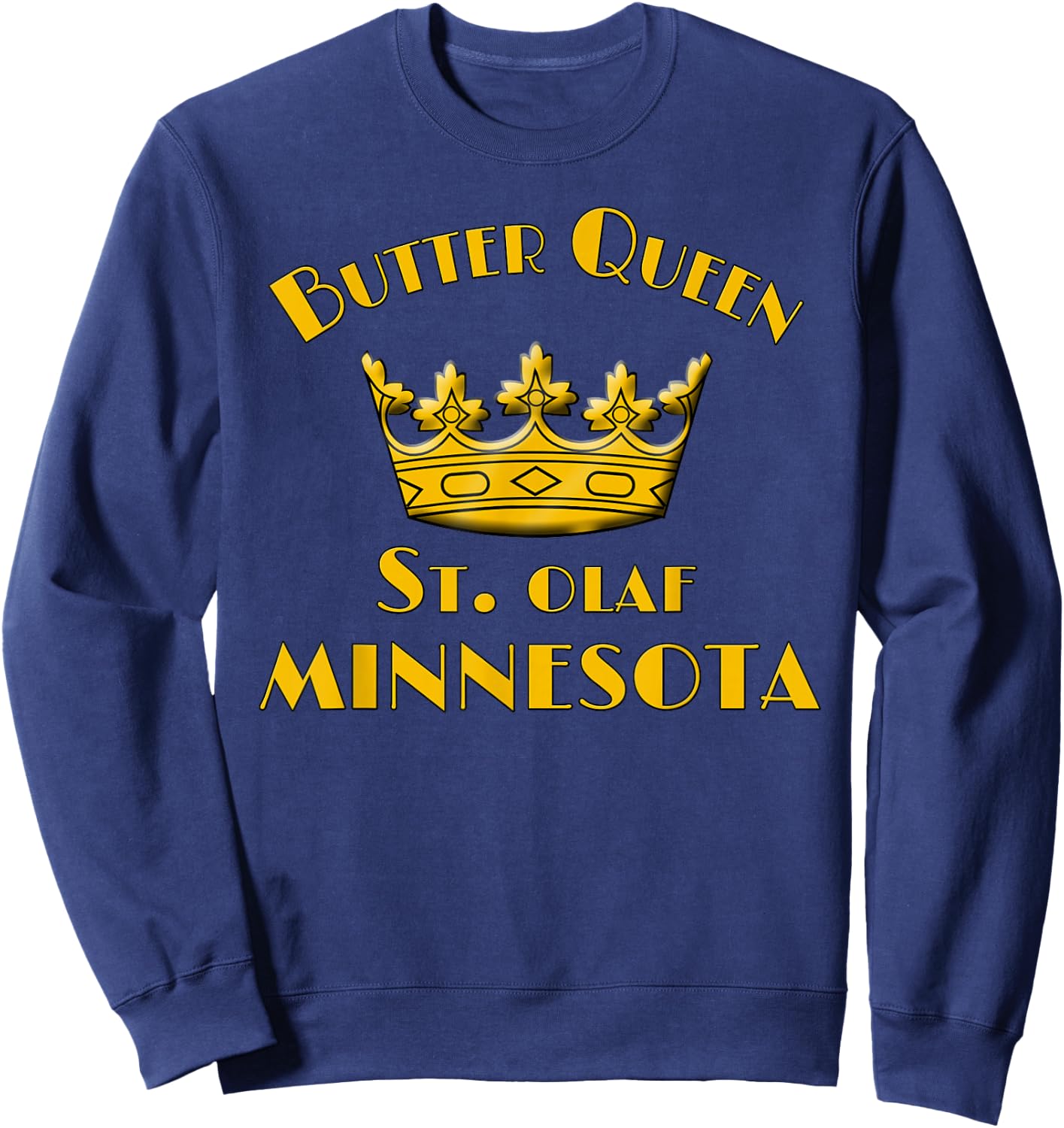 BUTTER QUEEN St Olaf Sweatshirt - Sweatshirt | Navy
