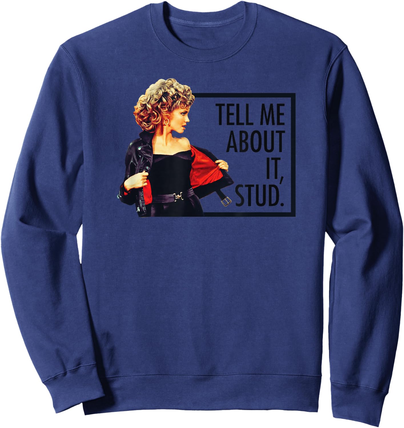 Grease Tell Me About It Stud Sweatshirt - Sweatshirt | Navy