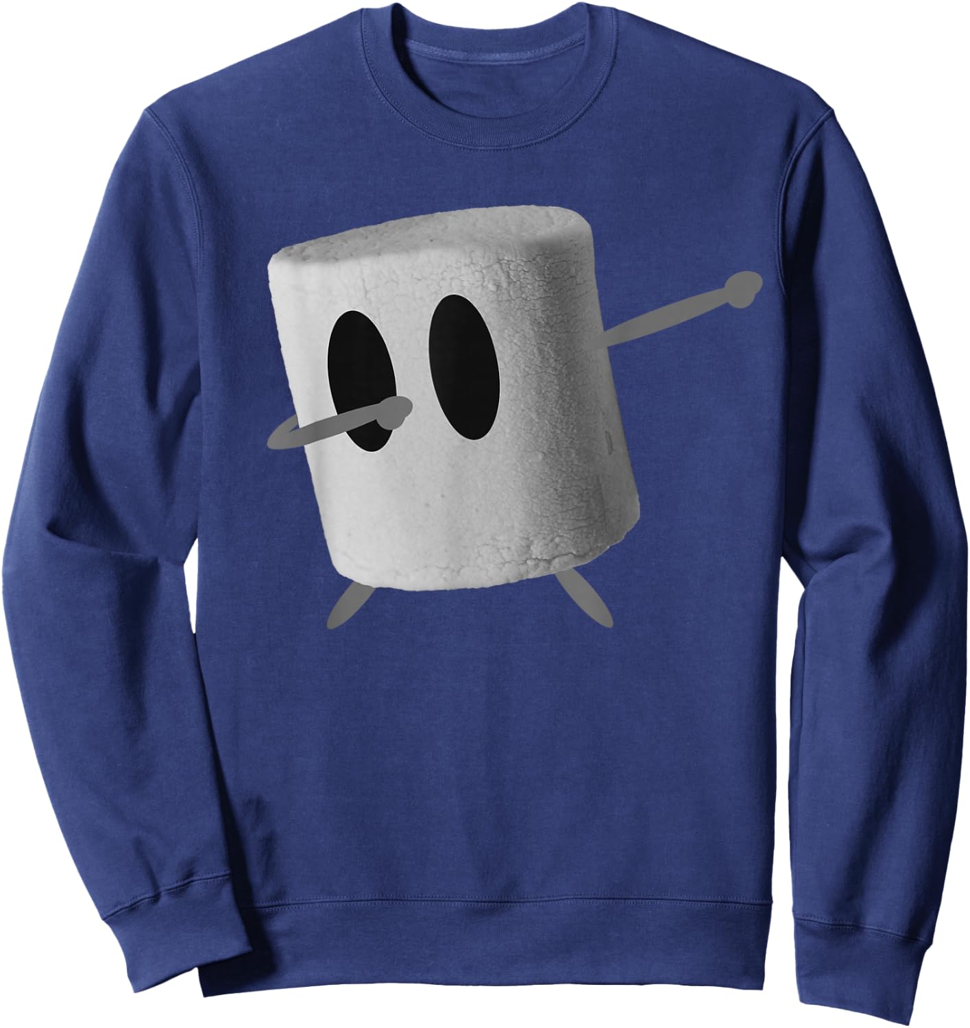 Cute Dabbing Marshmallow Sweatshirt - Sweatshirt | Navy