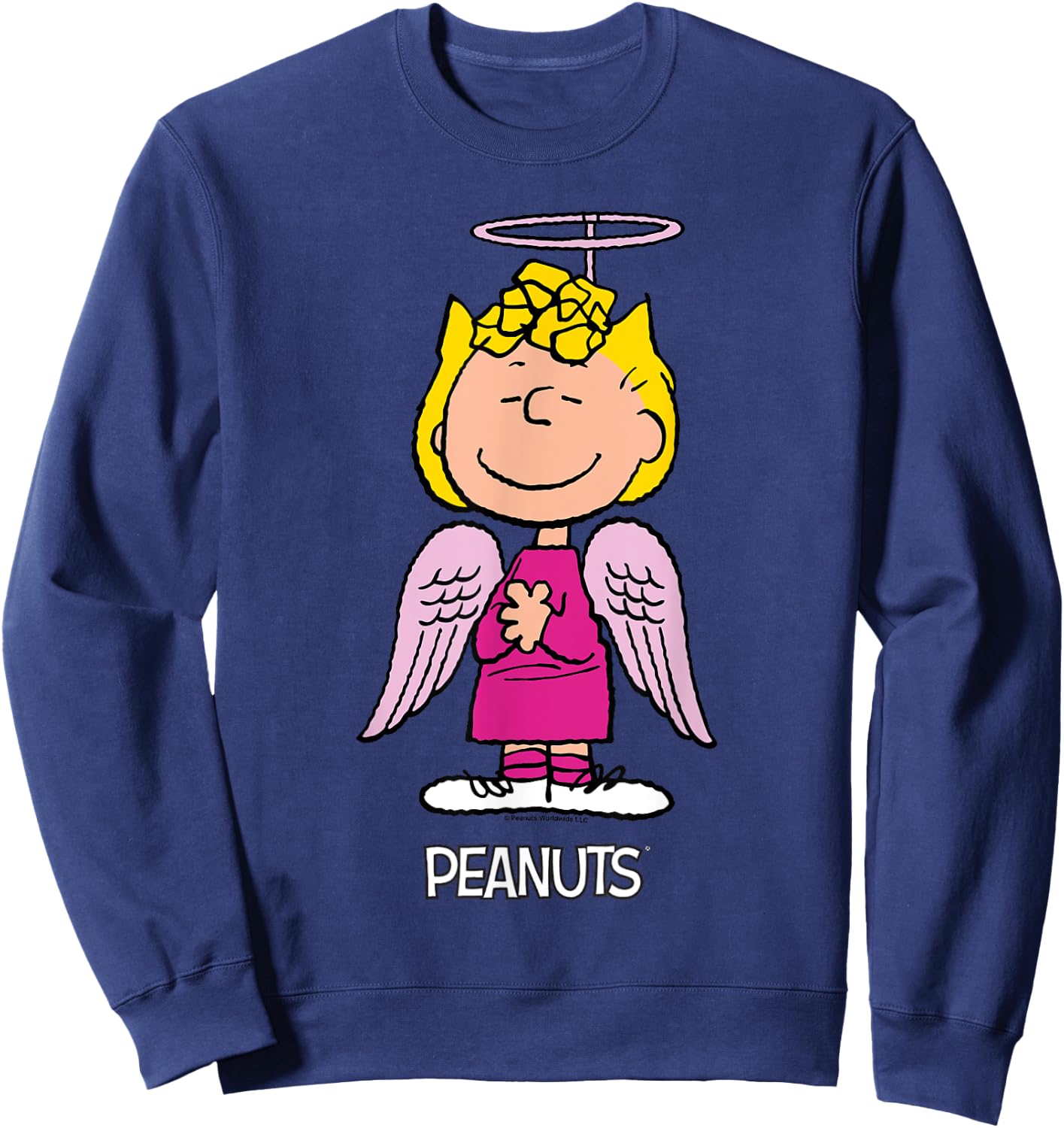 Peanuts Halloween Angel Sally Brown Sweatshirt - Sweatshirt | Navy