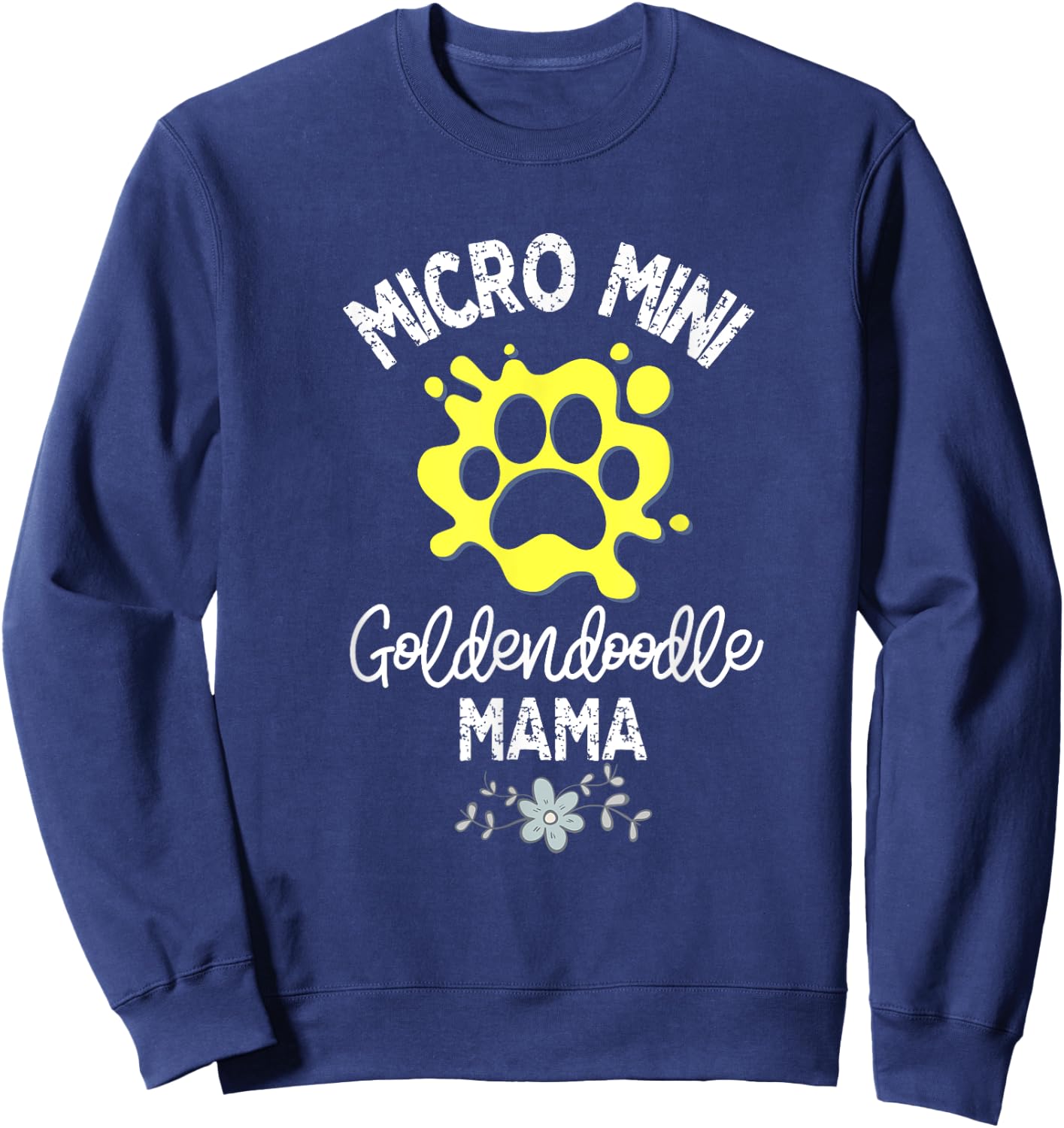 Micro Mini Goldendoodle Dog Gift Sweatshirt - Sweatshirt | Navy