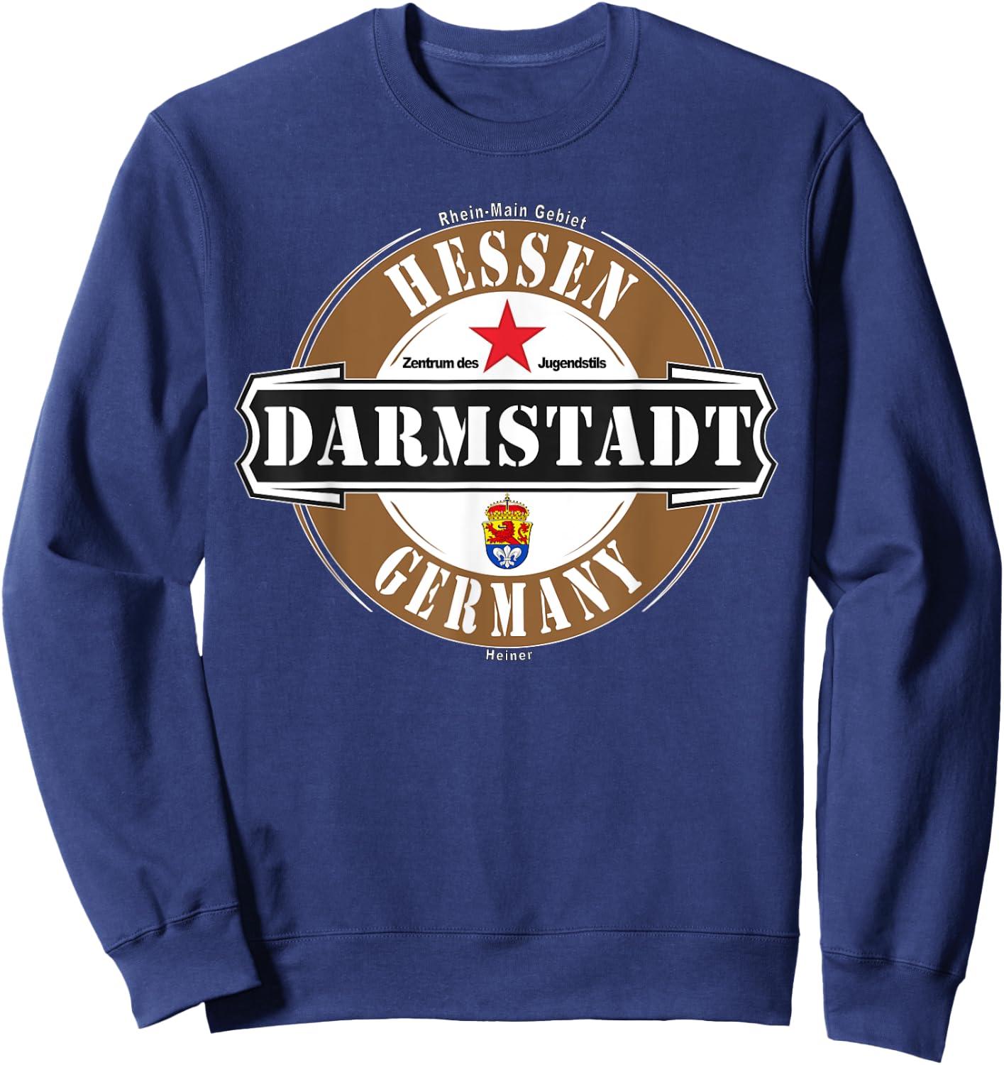 DARMSTADT Hessen Germany City Keepsake Tourist Outfit Sweatshirt - Sweatshirt | Navy
