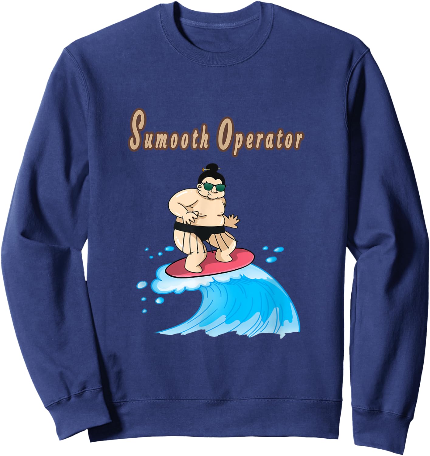 Smooth Operator, Surfing sumo in Japan Sweatshirt - Sweatshirt | Navy
