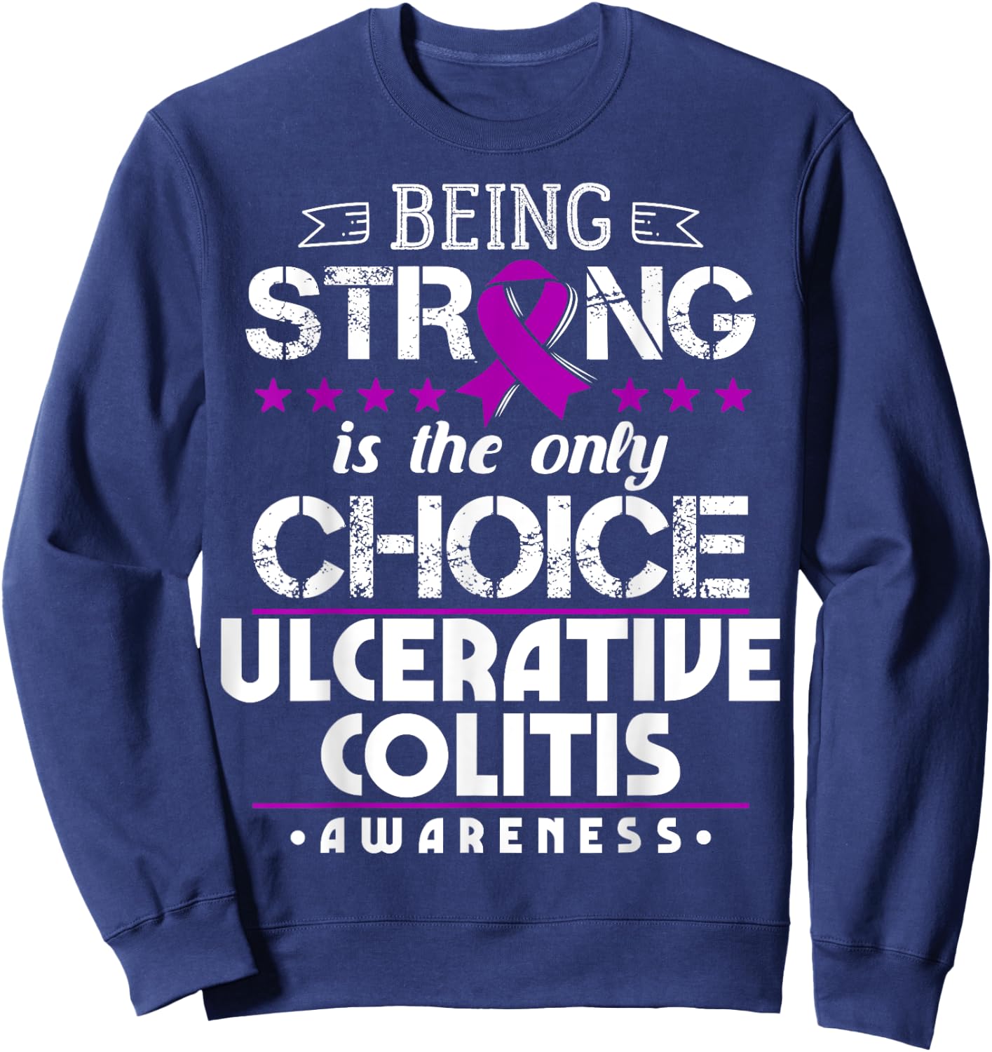 Ulcerative Colitis Awareness - Gift UC Patients Sweatshirt - Sweatshirt | Navy