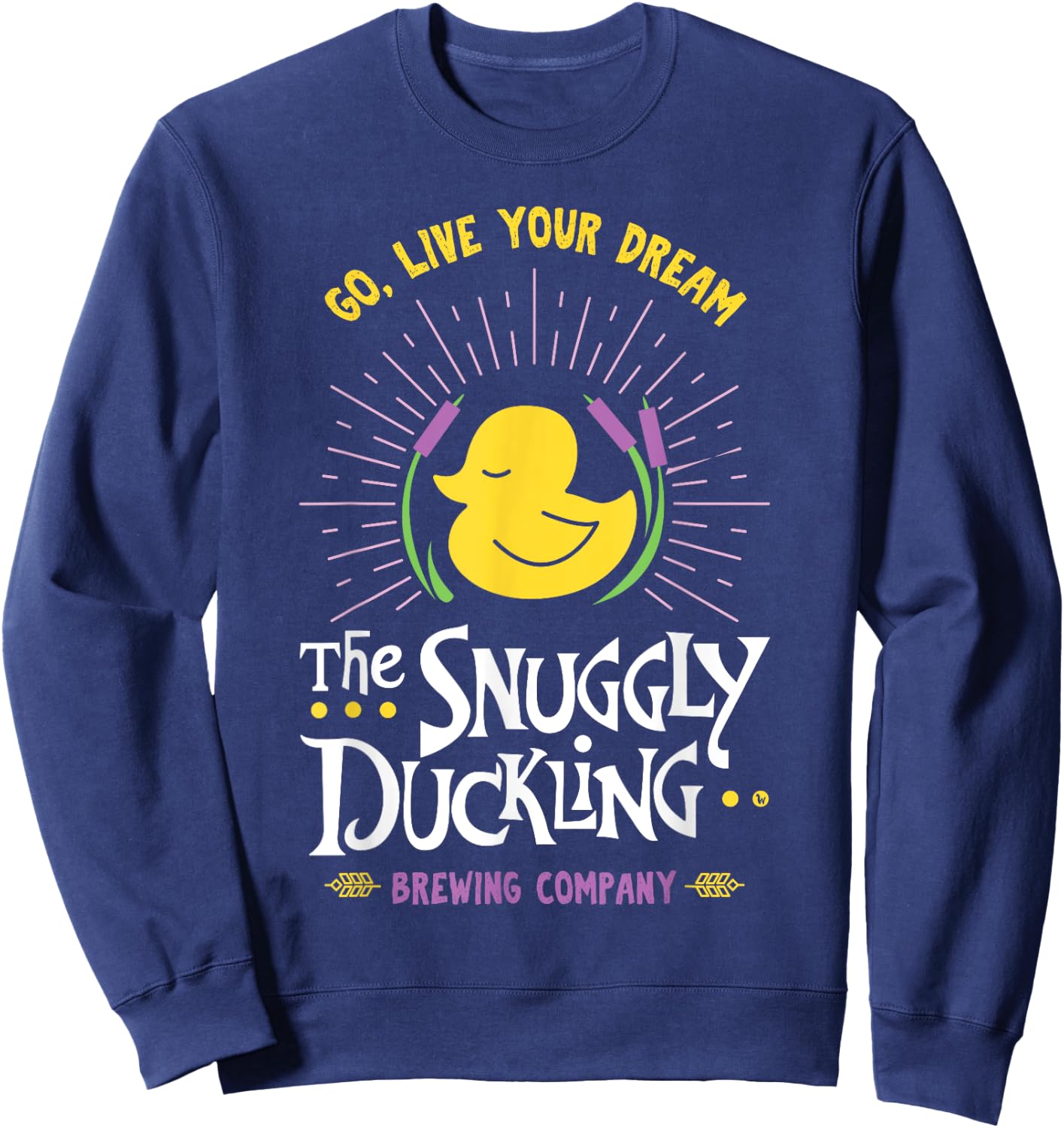The Snuggly Duckling Brewing Company & Women Sweatshirt - Sweatshirt | Navy