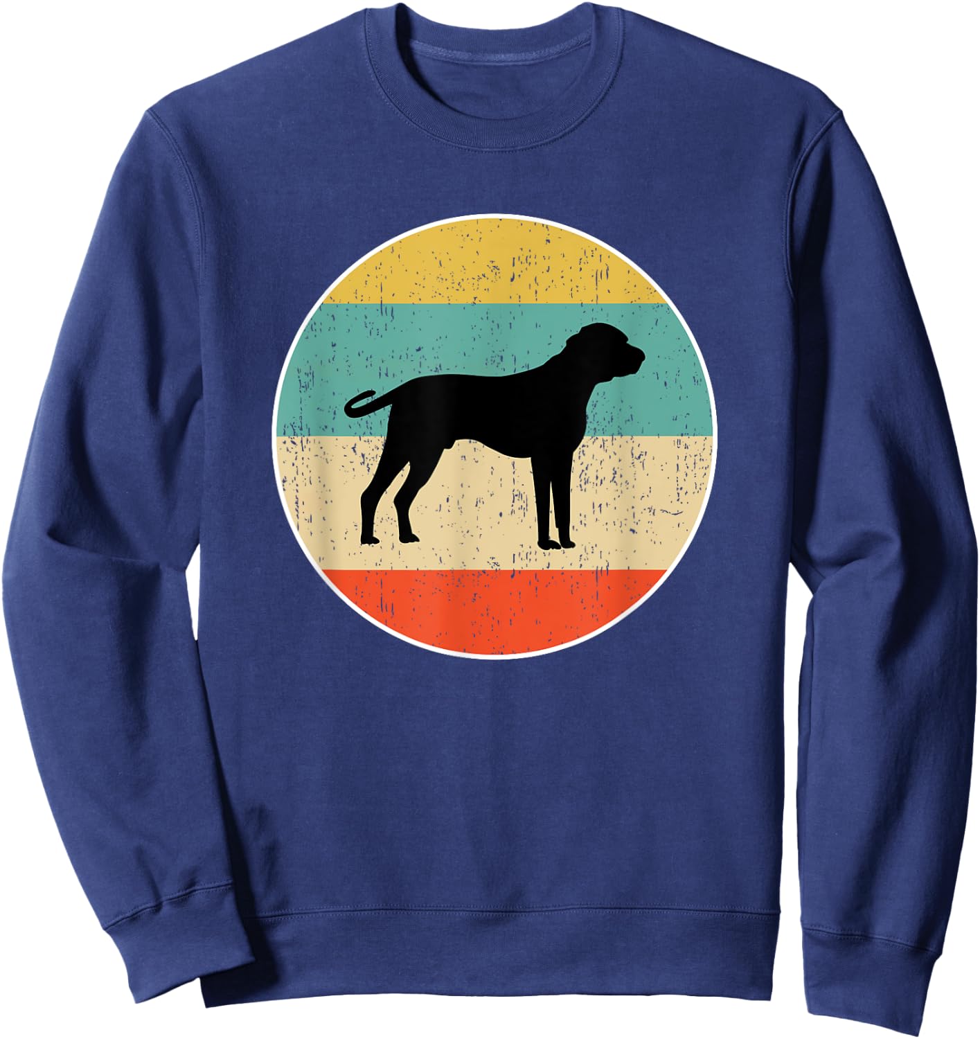 Black Mouth Cur Dog Sweatshirt - Sweatshirt | Navy