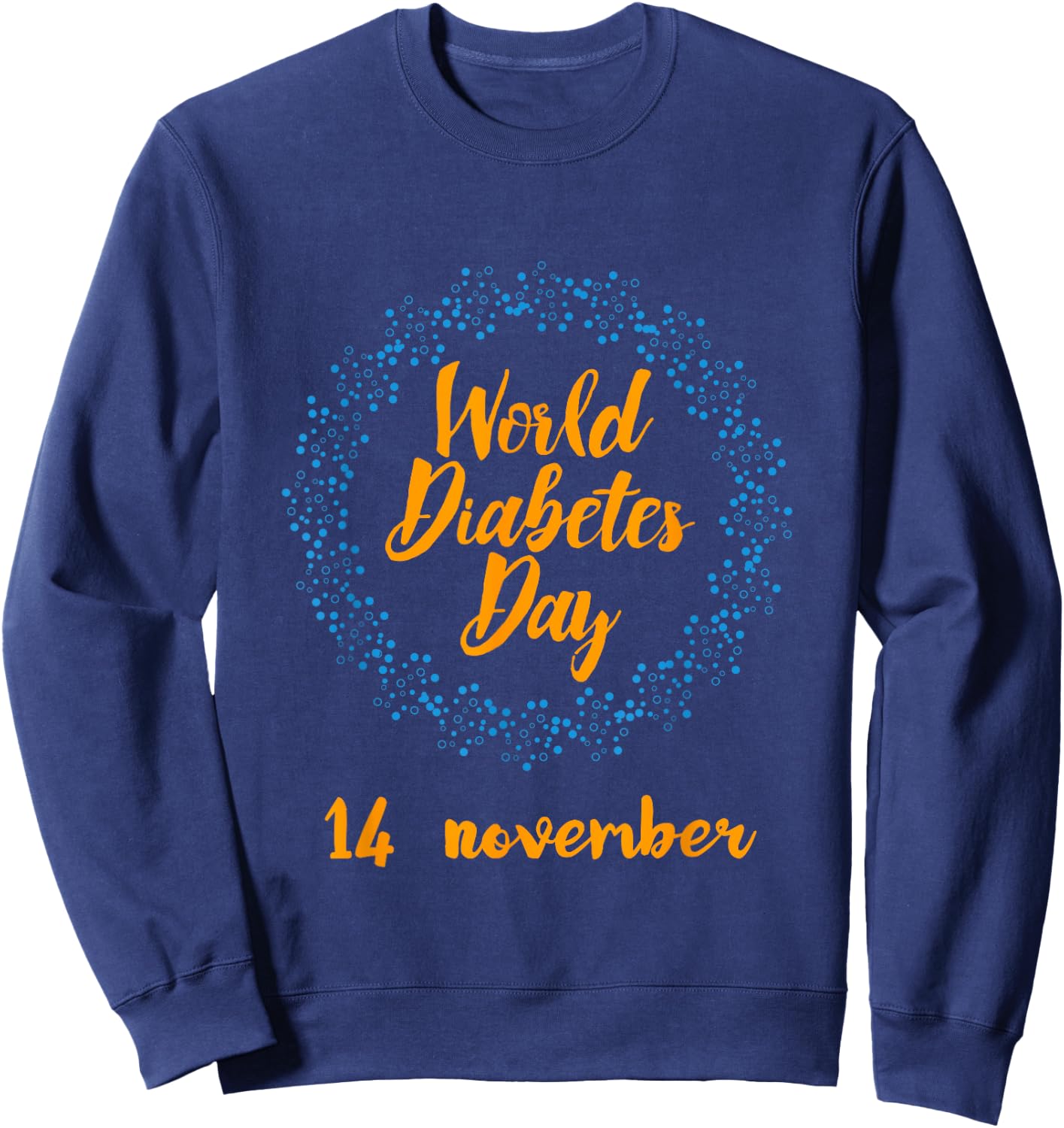 World Diabetes Day Sweatshirt - Sweatshirt | Navy