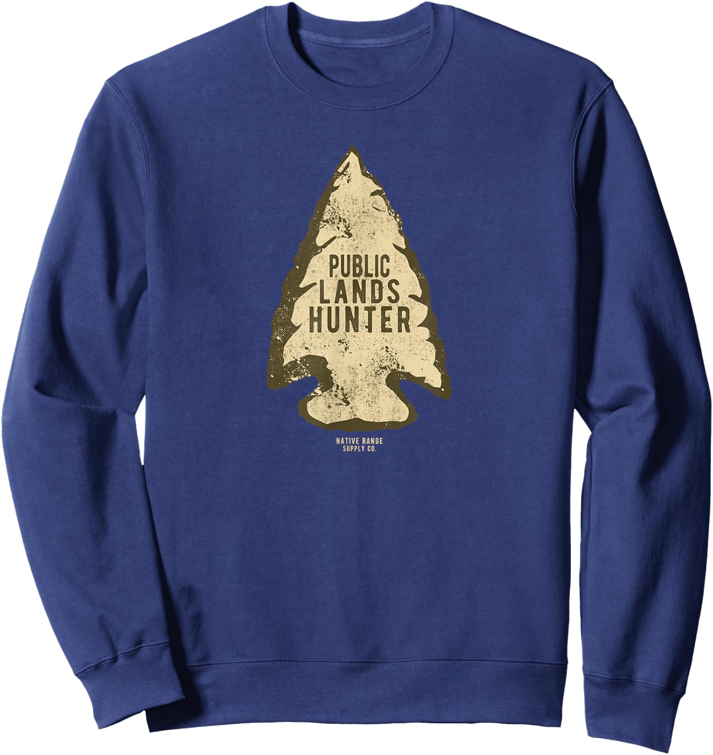 Public Lands Hunter Arrowhead Sweatshirt - Sweatshirt | Navy
