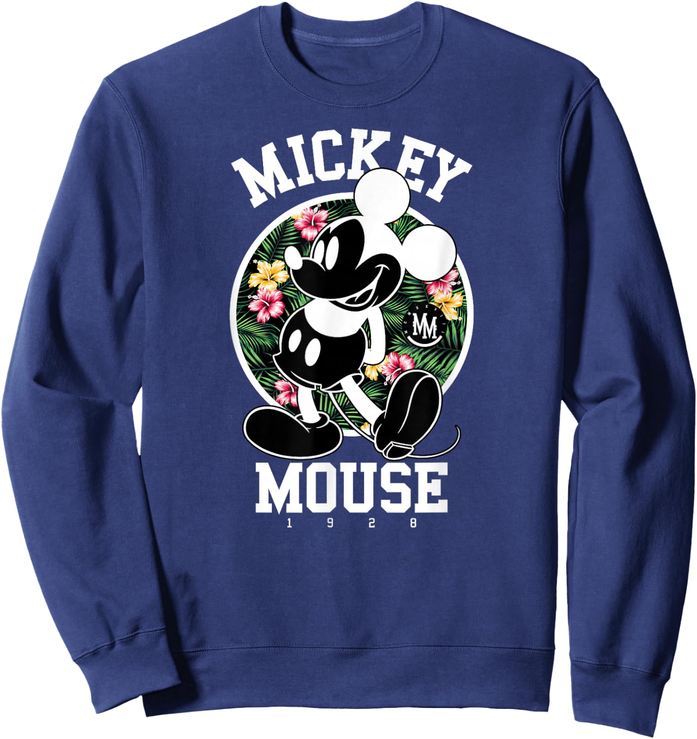Disney - Mickey Mouse Tropical Sweatshirt - Sweatshirt | Navy