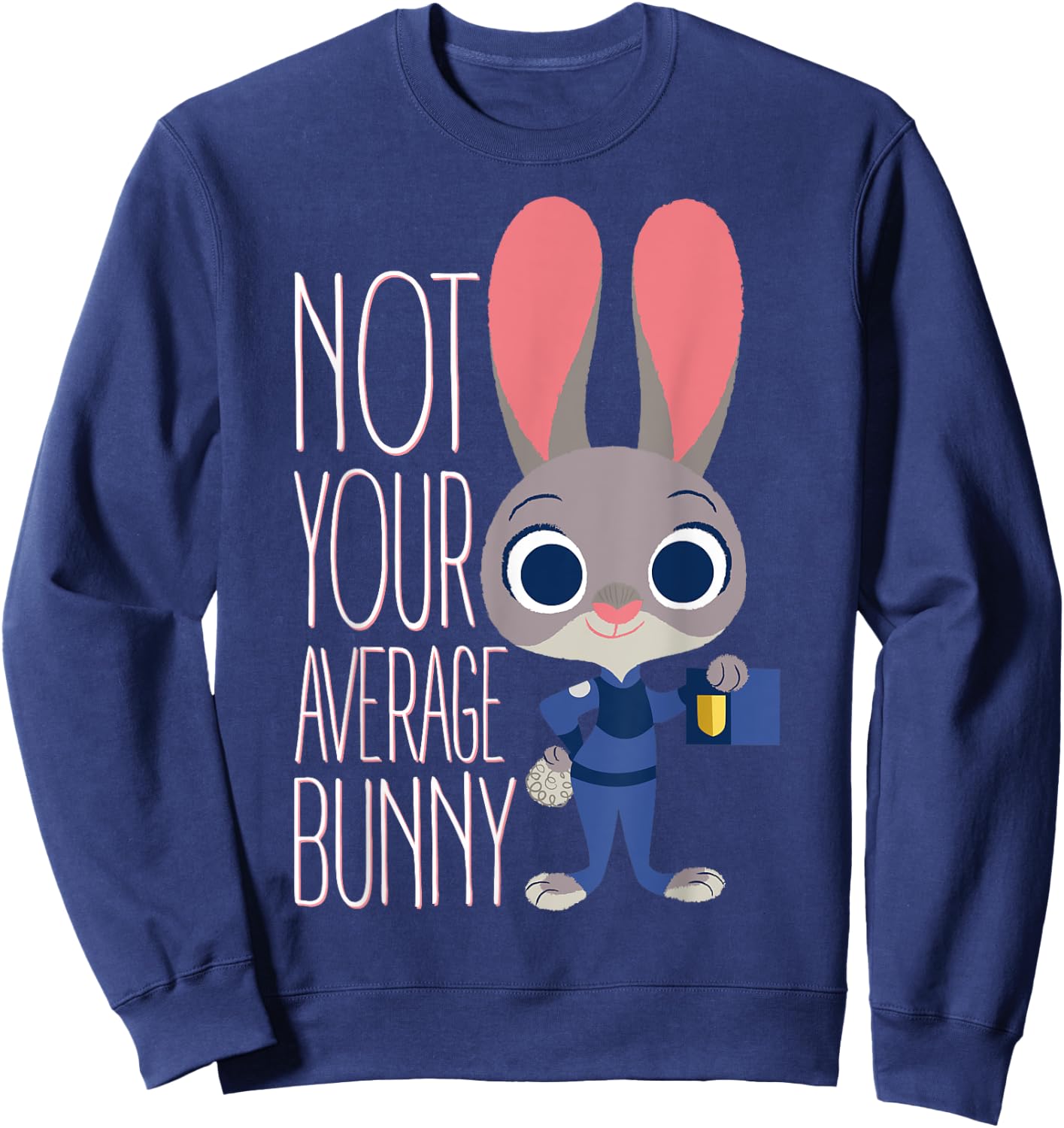 Disney Zootopia Judy Hopps Average Bunny Graphic Sweatshirt - Sweatshirt | Navy