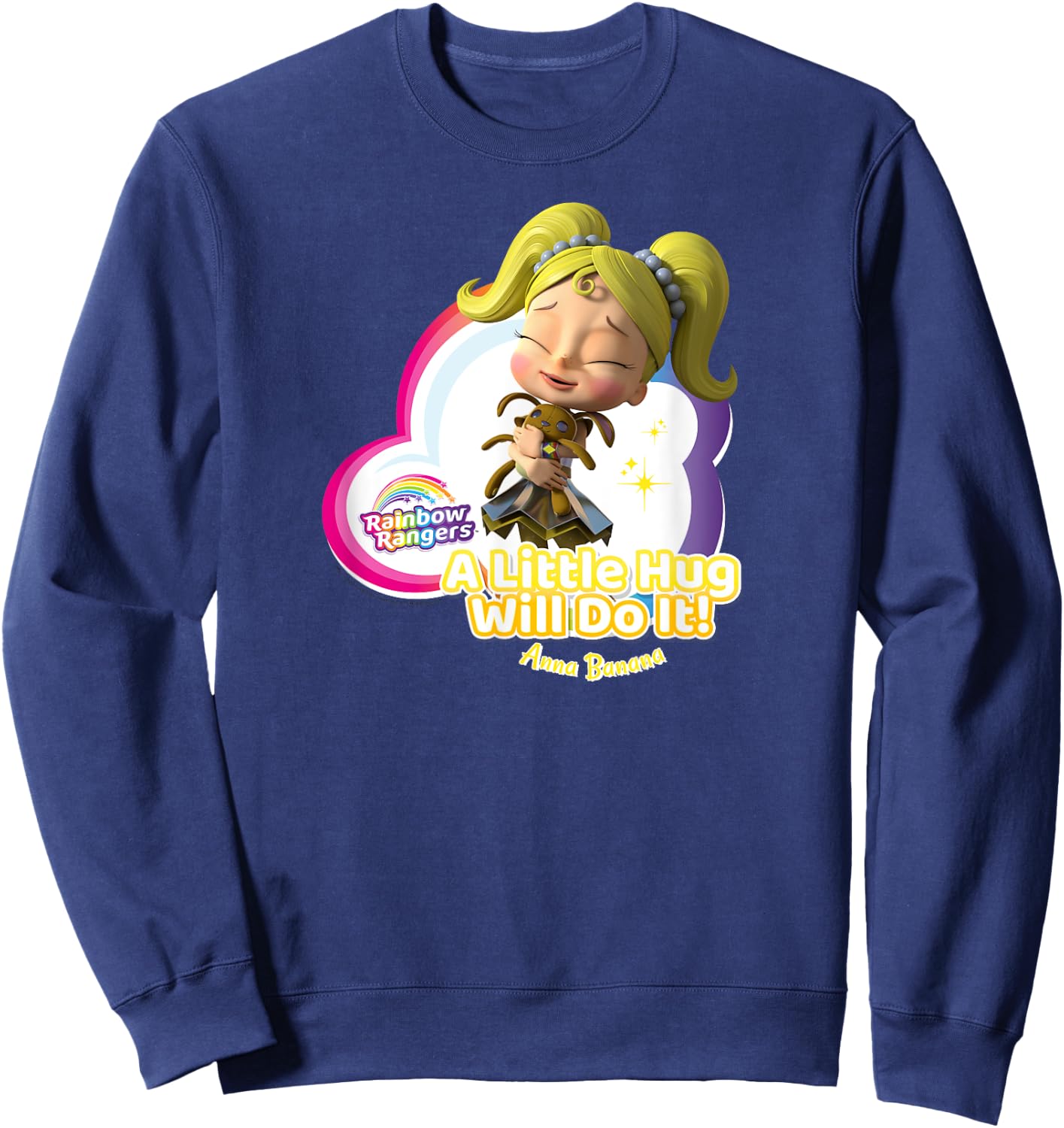Rainbow Rangers Anna Banana "A Little Hug" Sweatshirt - Sweatshirt | Navy