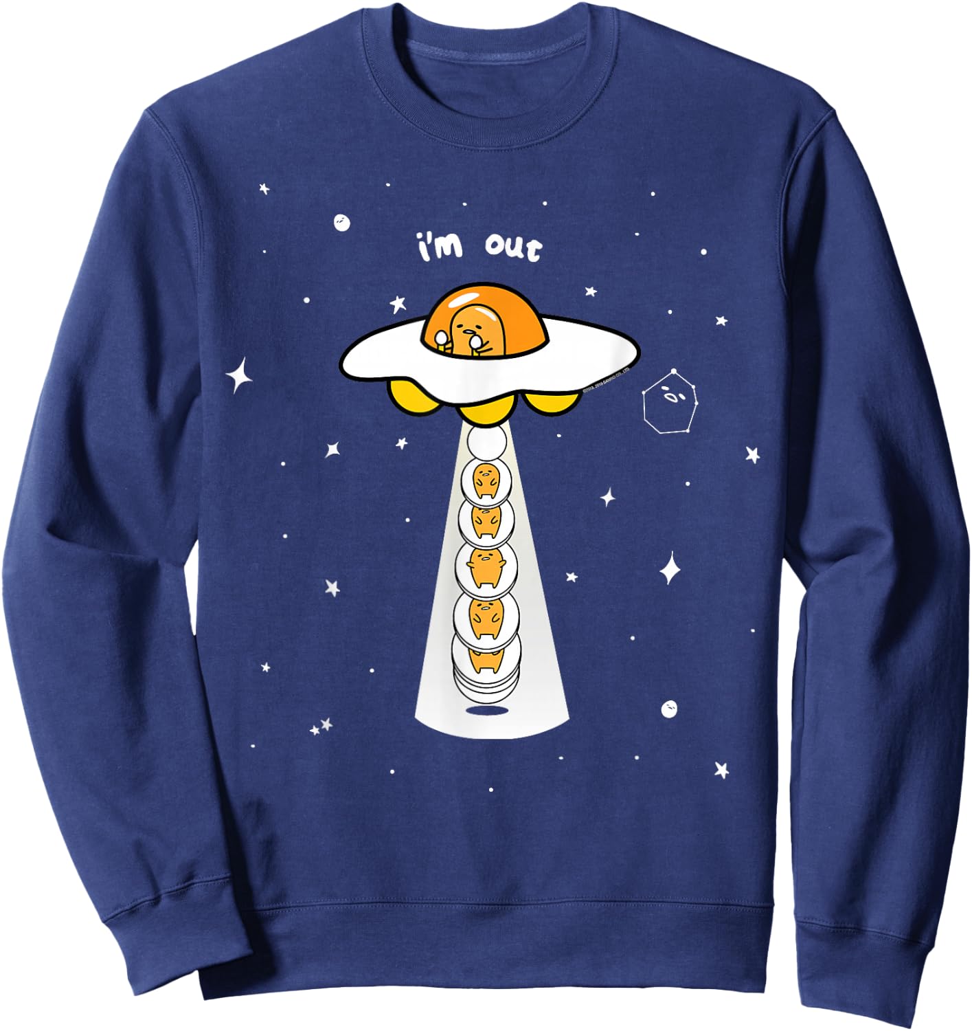 Gudetama Spaced Out Shirt Sweatshirt - Sweatshirt | Navy