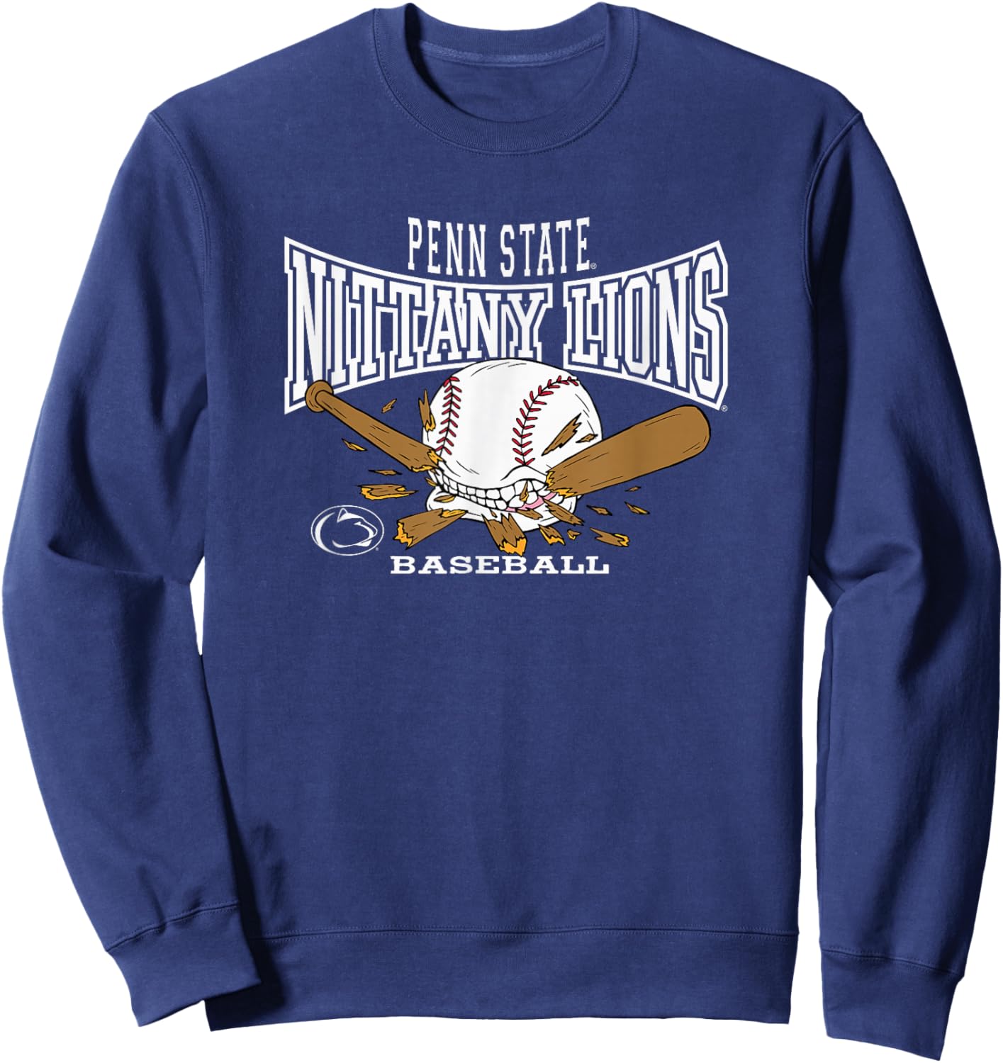 Penn State Nittany Lions Baseball Bite Navy Sweatshirt - Sweatshirt | Navy