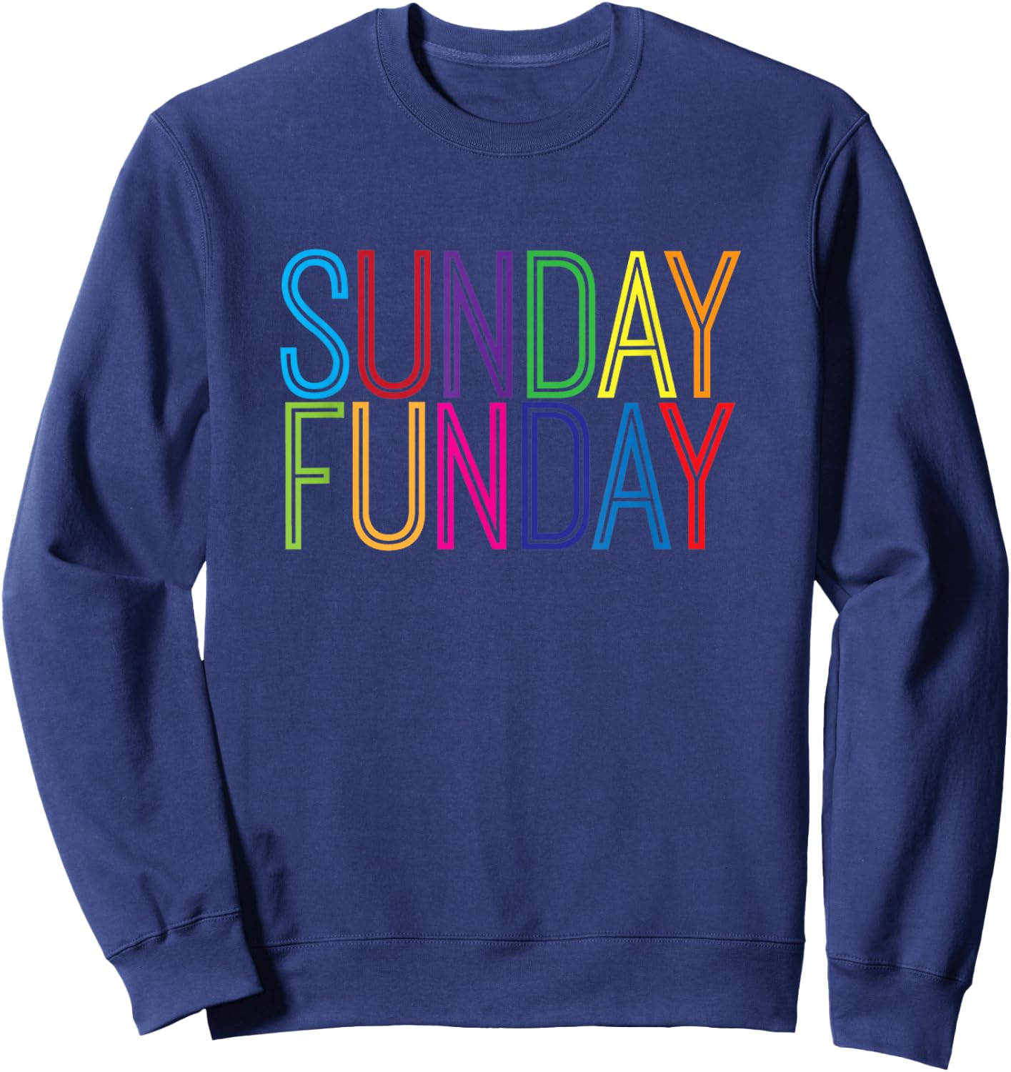 Sunday Funday T shirt Sweatshirt - Sweatshirt | Navy