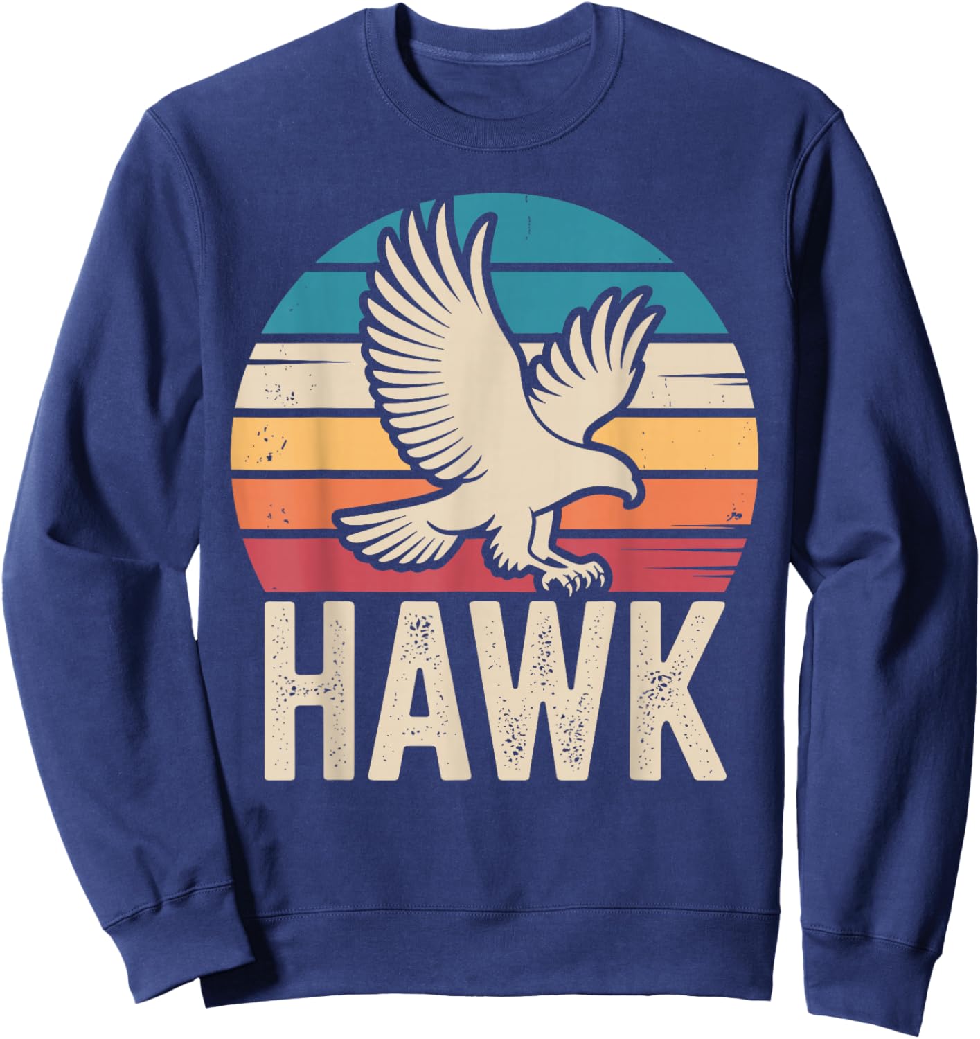 Falconry Art Women Kids Hawk Bird Lover Falconer Sweatshirt - Sweatshirt | Navy