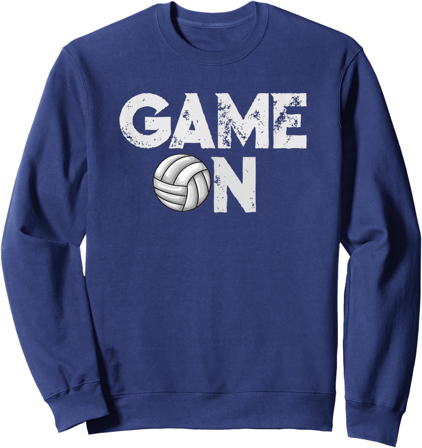 Cute Funny Volleyball For Teen Girls and Women Sweatshirt - Sweatshirt | Navy