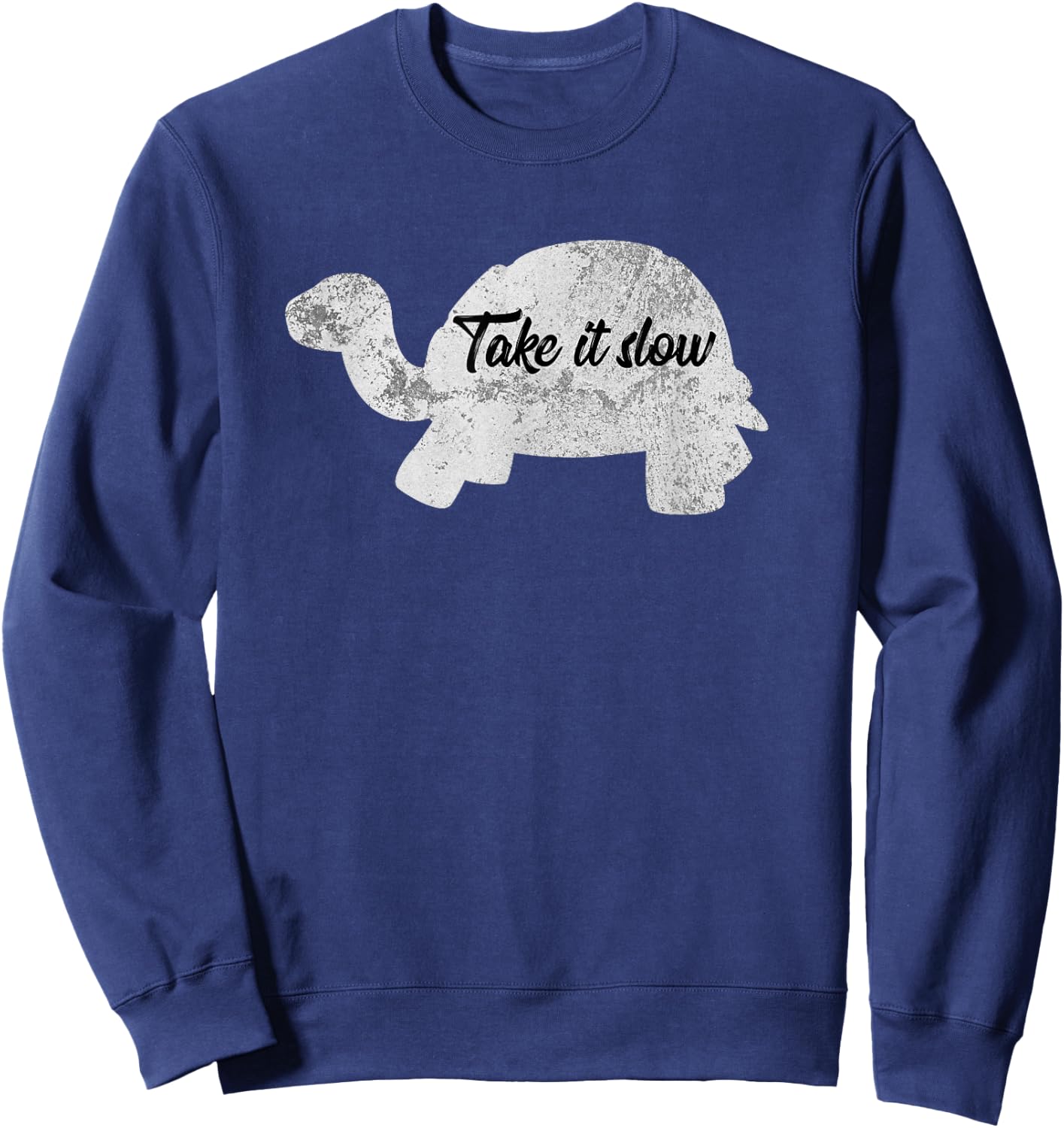 Turtle Take it Slow Sweatshirt - Sweatshirt | Navy