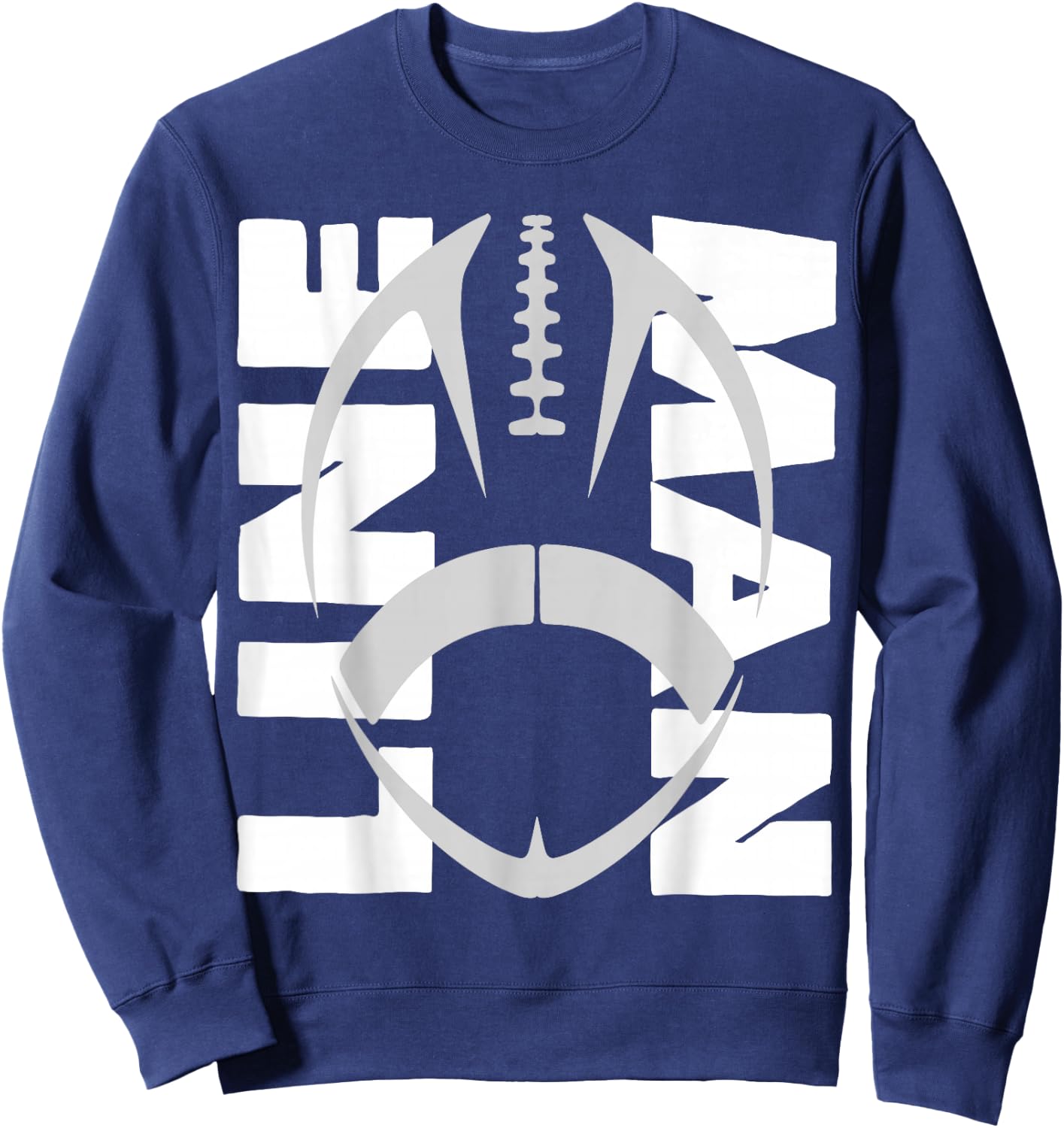 Football Lineman - Offensive/Defensive Line Sweatshirt - Sweatshirt | Navy