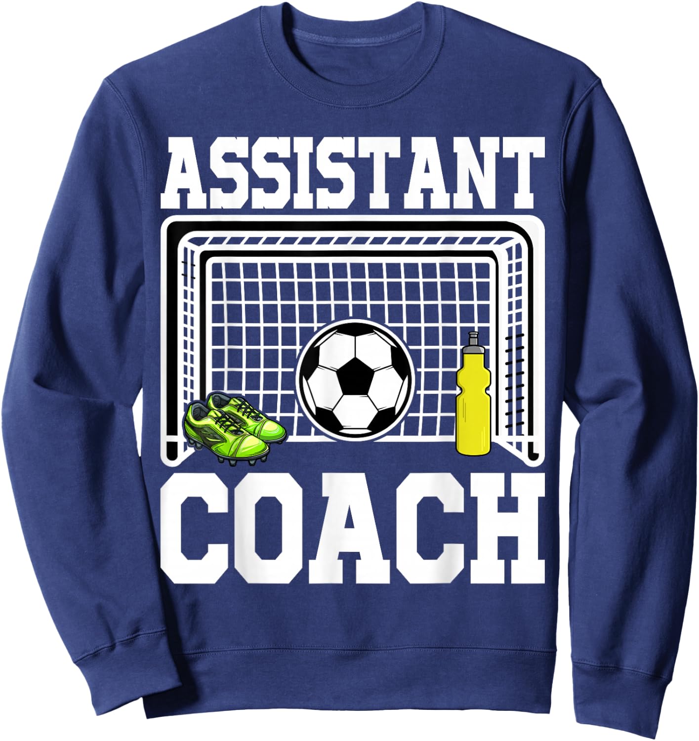 Assistant Soccer Coach Sweatshirt - Sweatshirt | Navy