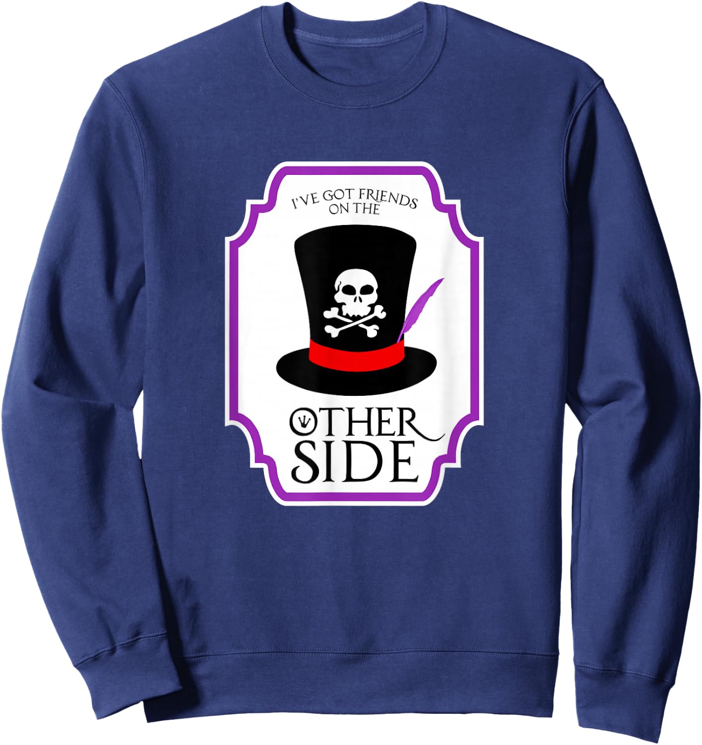 I've Got Freinds On The Other Side Sweatshirt - Sweatshirt | Navy