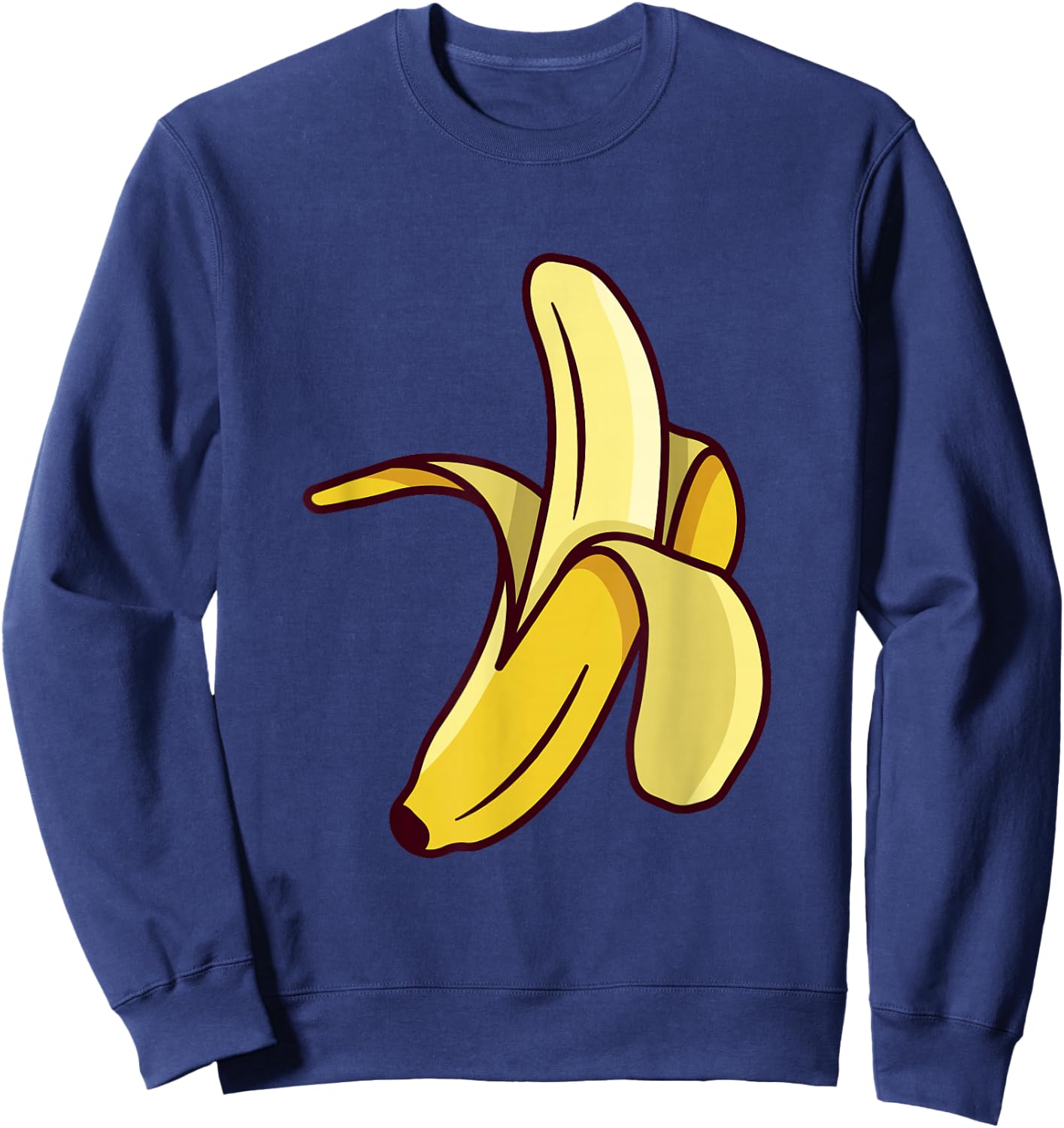 Banana Halloween Costume, Funny Fruit Sweatshirt - Sweatshirt | Navy