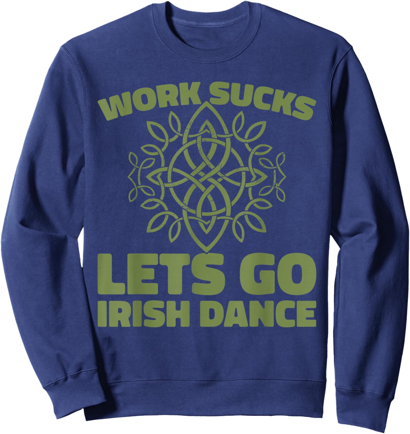 Dancer Jigging Step - Irish Dance Sweatshirt - Sweatshirt | Navy
