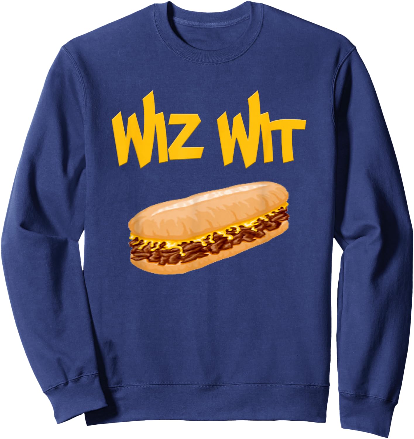 Wiz Wit Cheesesteak Shirt Sweatshirt - Sweatshirt | Navy