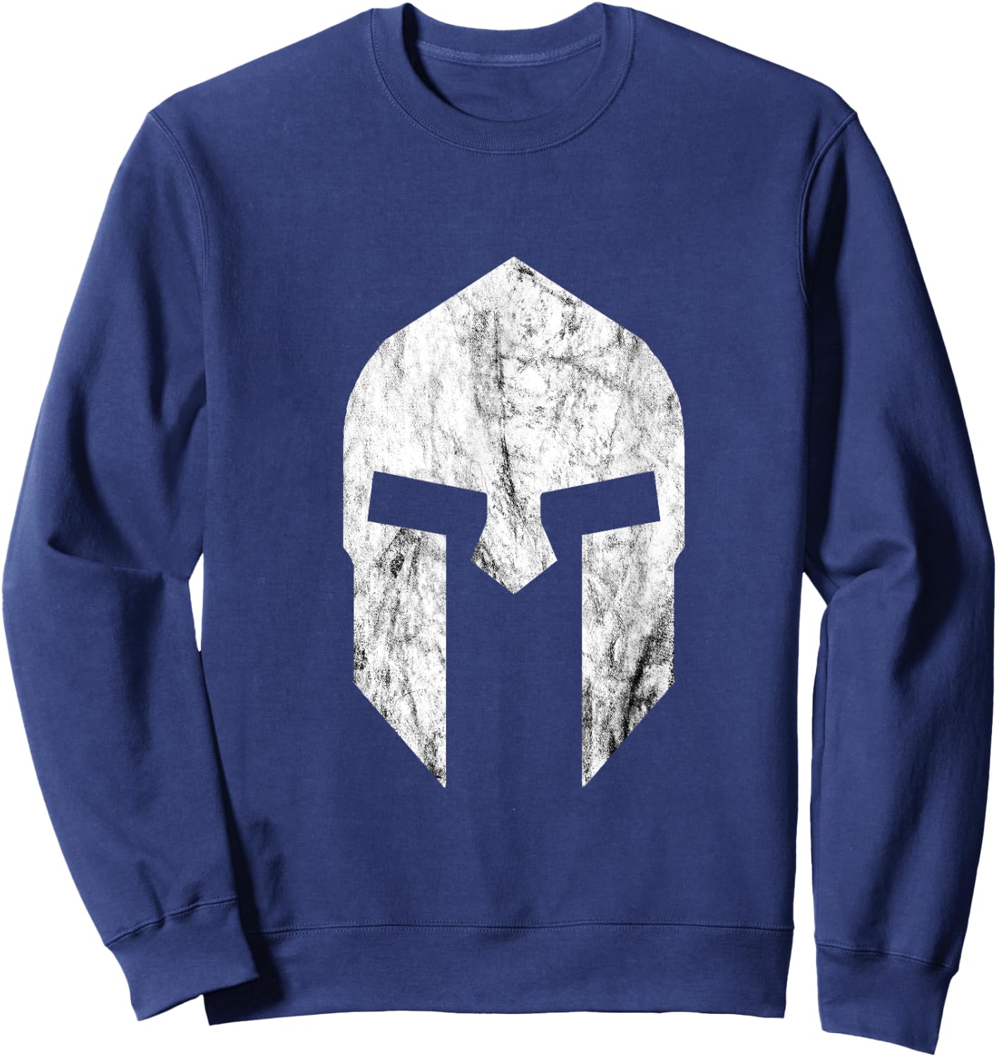 Warrior Spartan Helmet Sparta Soldiers Gladiator Sweatshirt - Sweatshirt | Navy