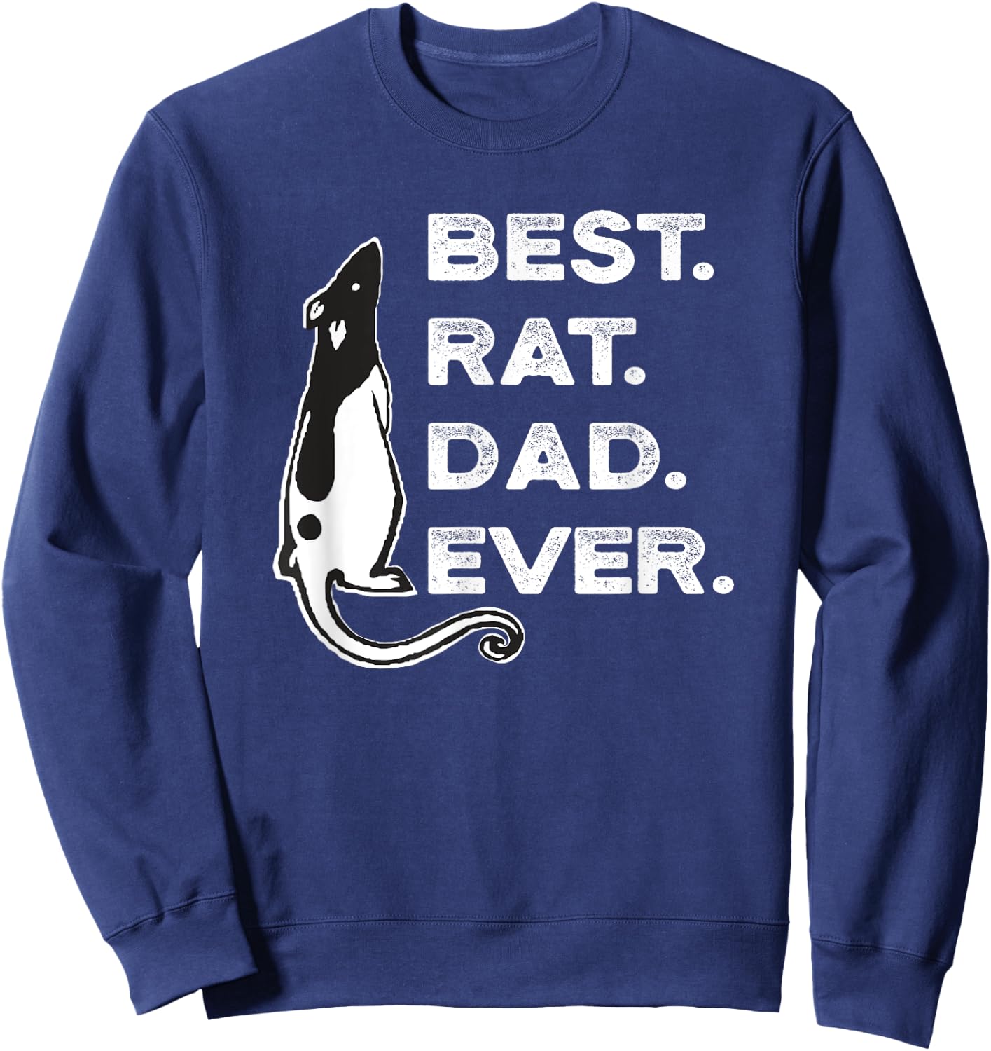 Funny Best Rat Dad Lover Sweatshirt - Sweatshirt | Navy