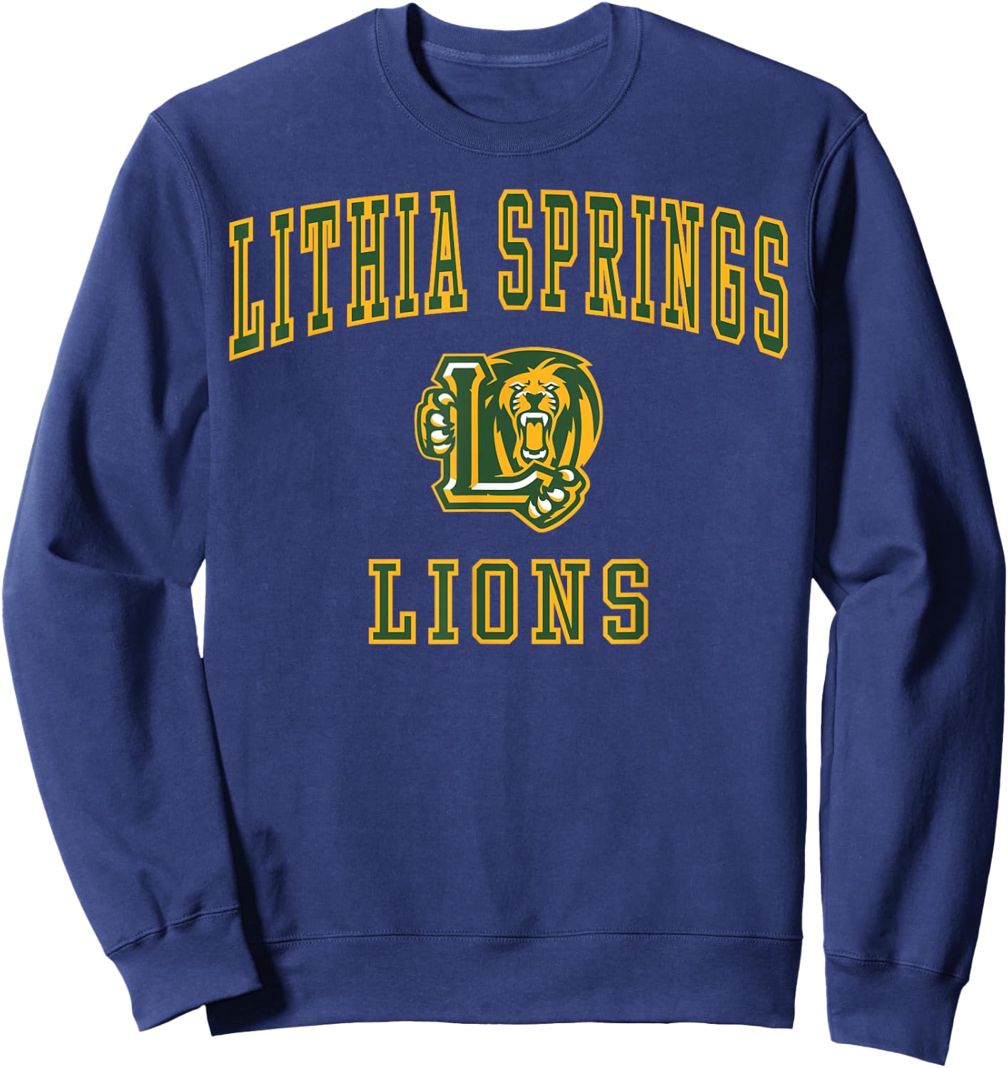 Lithia Springs High School Lions C1 Sweatshirt - Sweatshirt | Navy