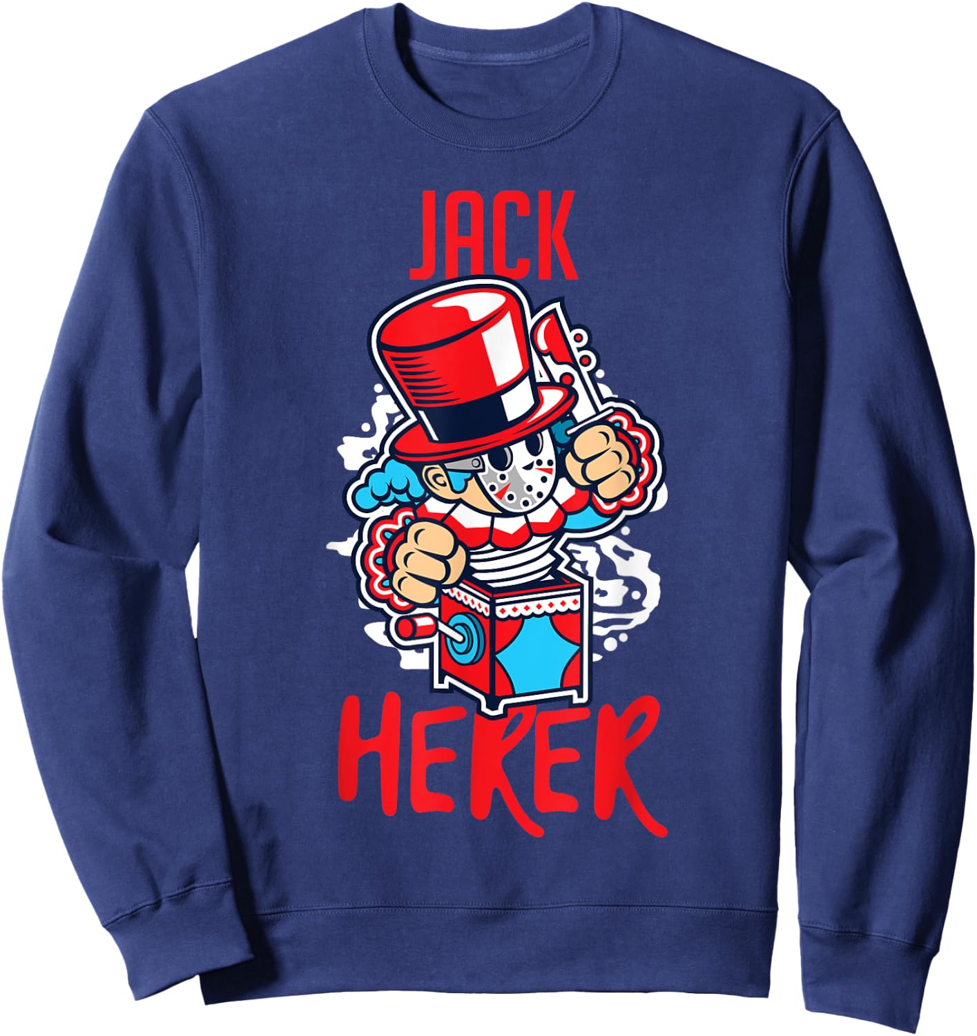 Weed Strain Cartoon Characters, Jack Herer Sweatshirt - Sweatshirt | Navy