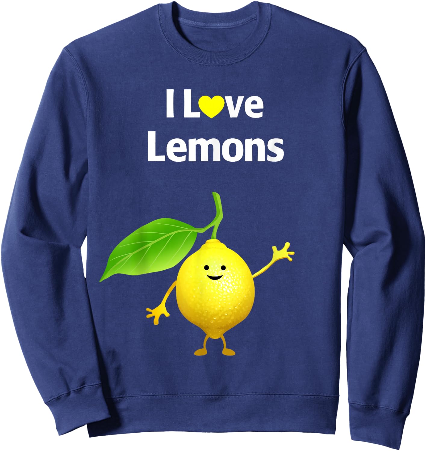I Love Lemons Sweatshirt - Sweatshirt | Navy