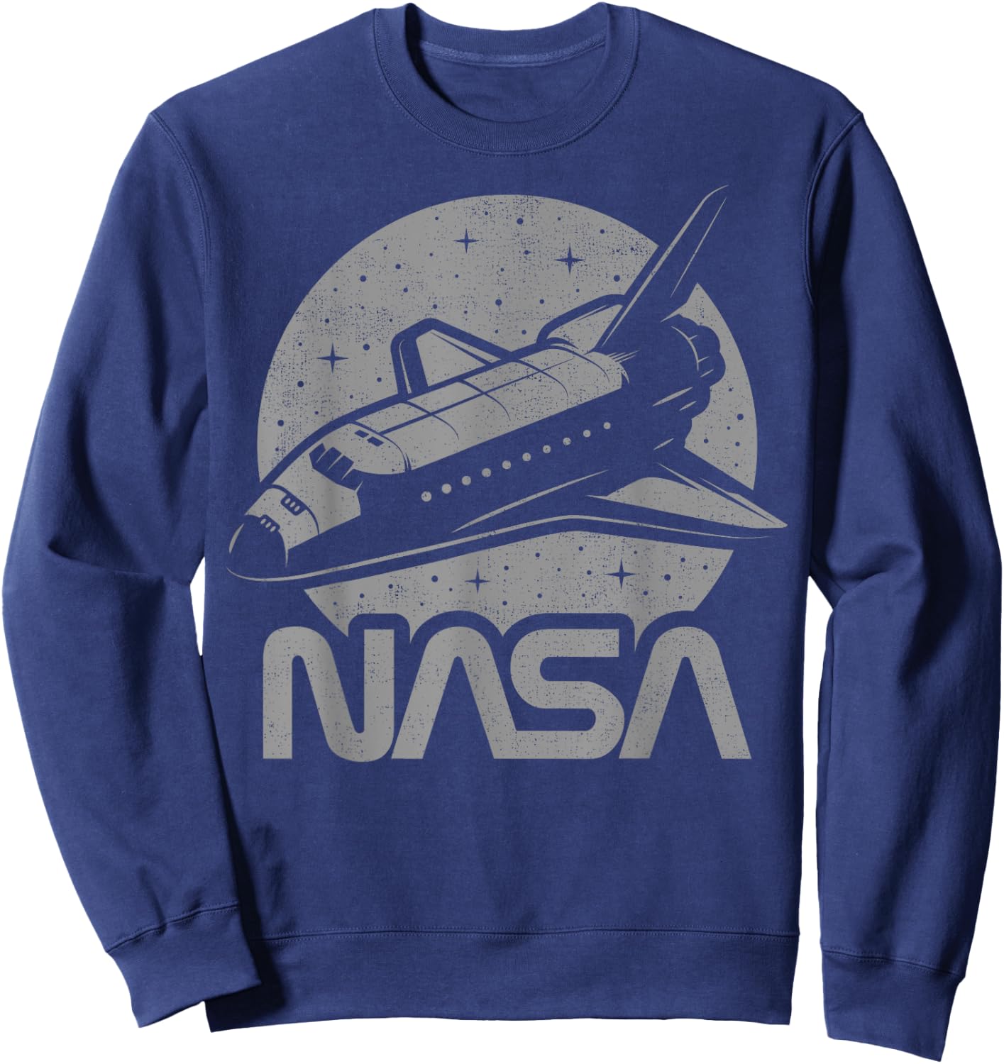 NASA Space Shuttle Moon and Stars Sweatshirt - Sweatshirt | Navy