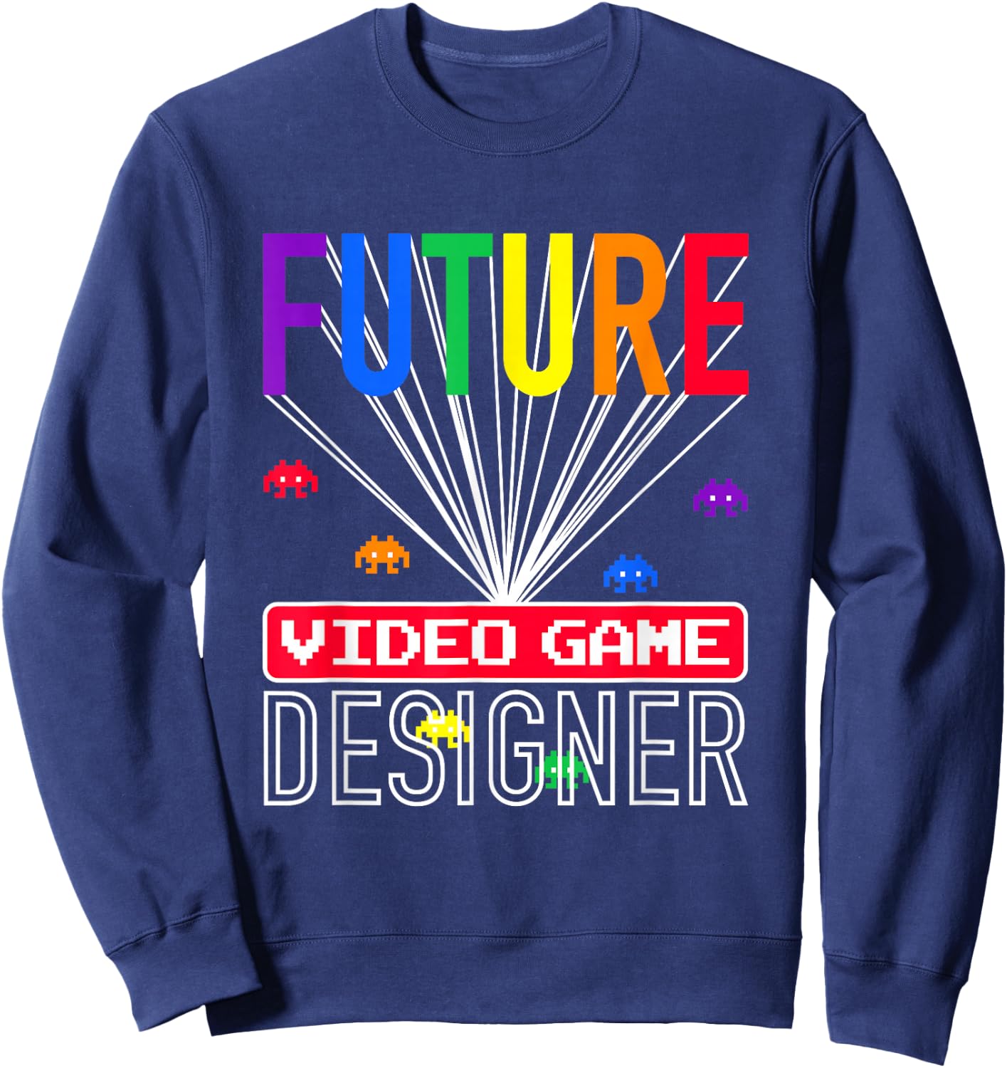 Video Game Shirt Future Video Game Designer Kids Sweatshirt - Sweatshirt | Navy