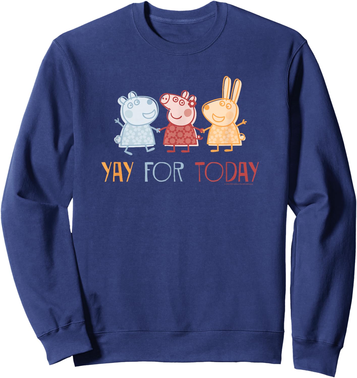 Peppa Pig Yay! For Today Rebecca Rabbit And Suzy Sheep Sweatshirt - Sweatshirt | Navy
