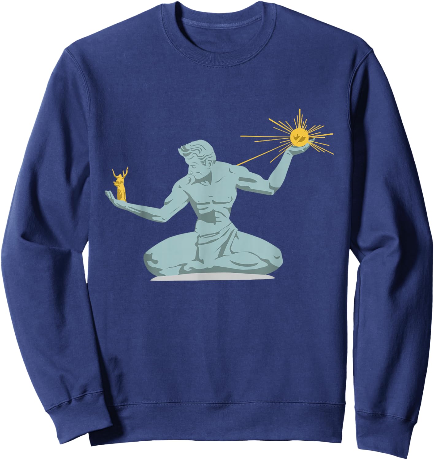 The Spirit of Detroit Sweatshirt - Sweatshirt | Navy