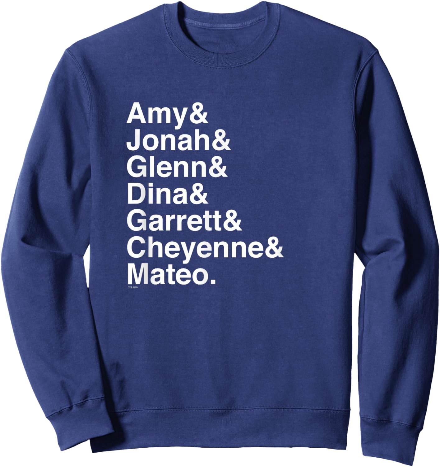Superstore Names Sweatshirt - Sweatshirt | Navy