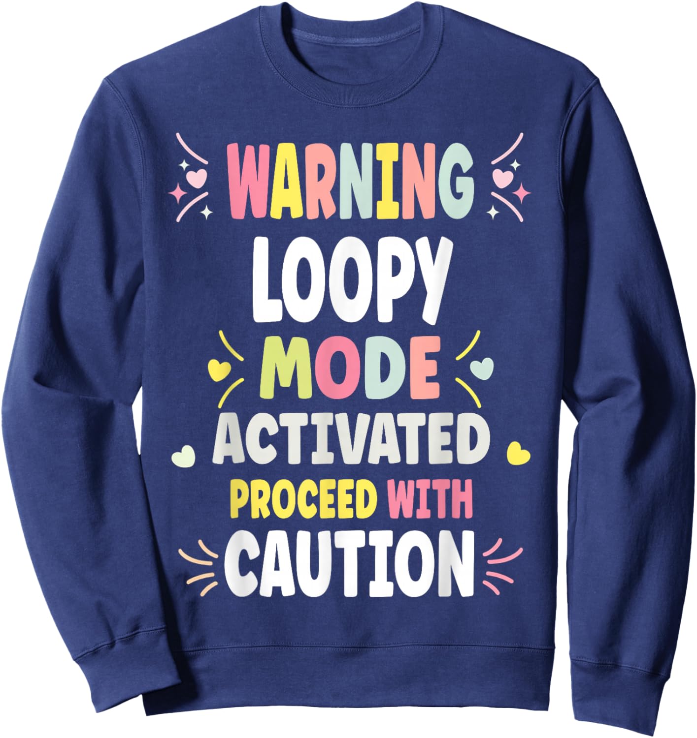 LOOPY Personalized Women's Gift Custom LOOPY Sweatshirt - Sweatshirt | Navy