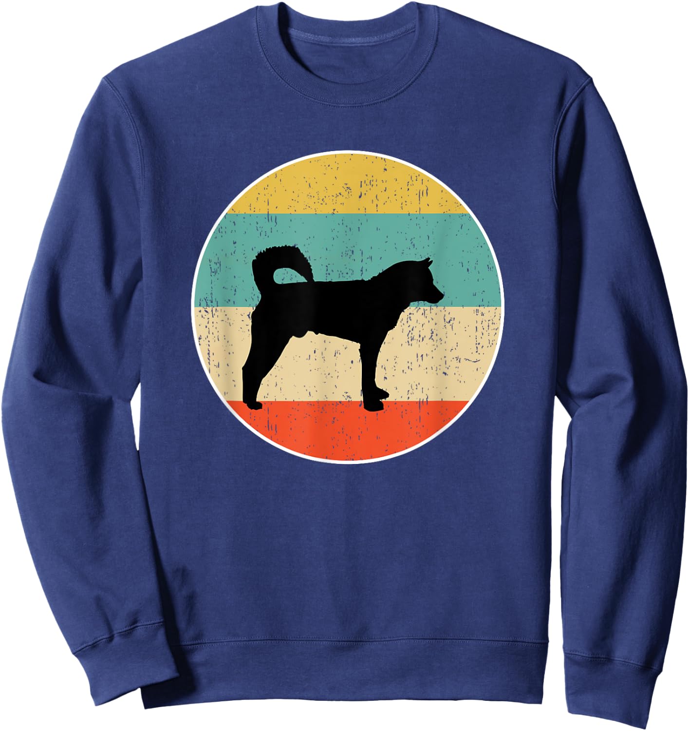 Korean Jindo Dog Men Women Kids Sweatshirt - Sweatshirt | Navy