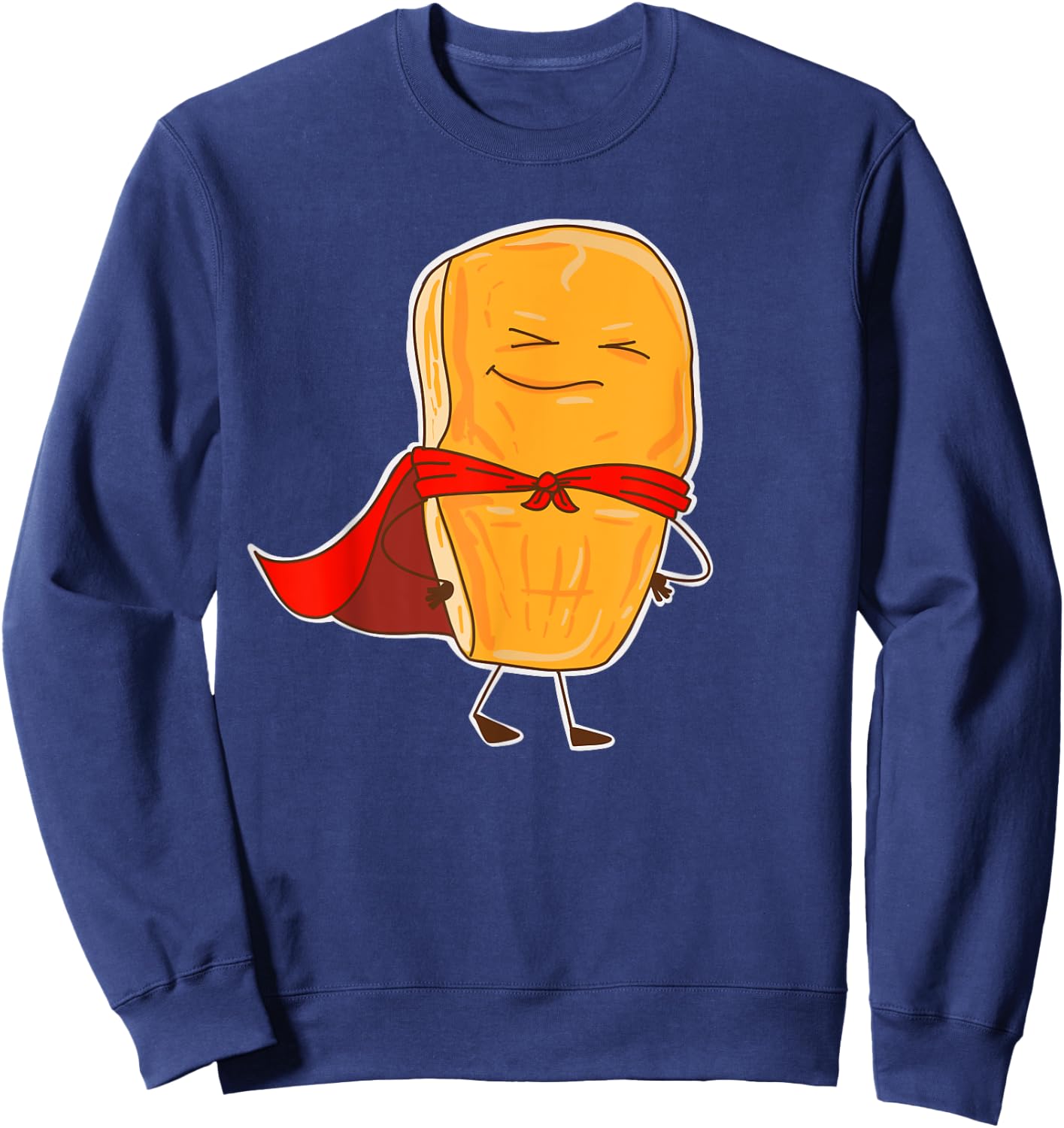 Chicken Nugget | Cute Super Halloween Food Puns Funny Gift Sweatshirt - Sweatshirt | Navy