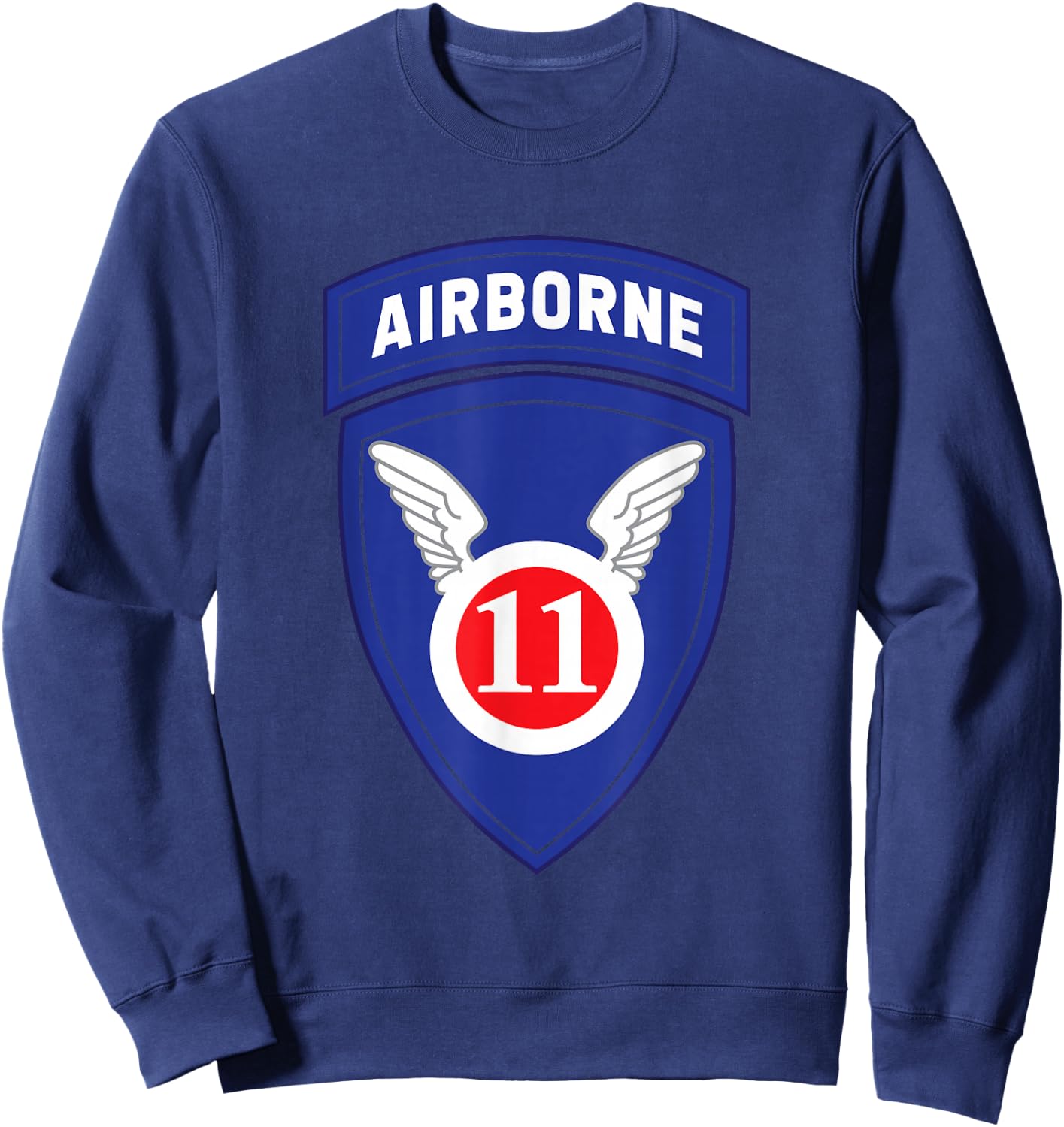 11th Airborne Division Patch Sweatshirt - Sweatshirt | Navy