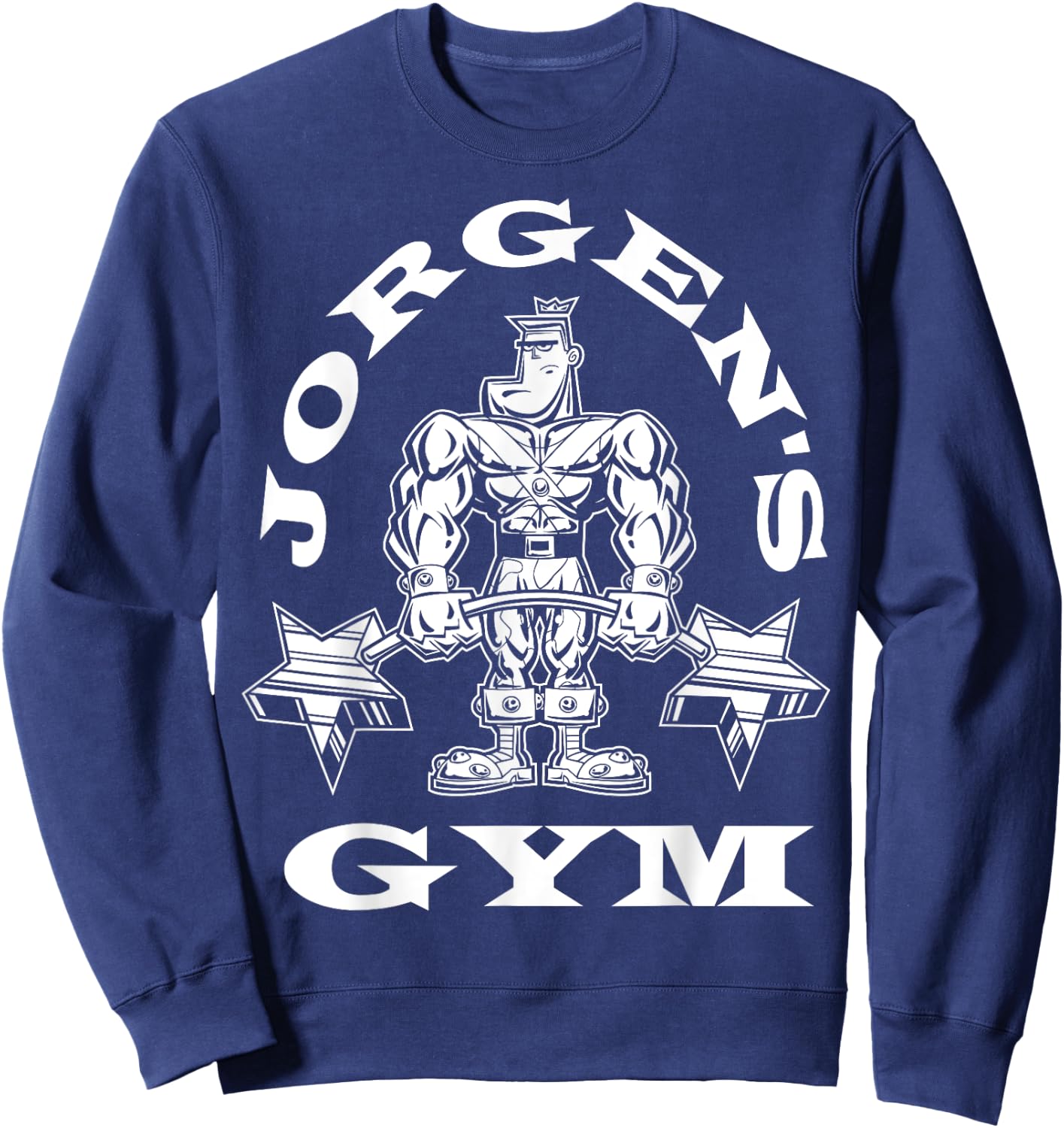 Fairly Odd Parent's Jorgen Von Strangle Gym Sweatshirt - Sweatshirt | Navy