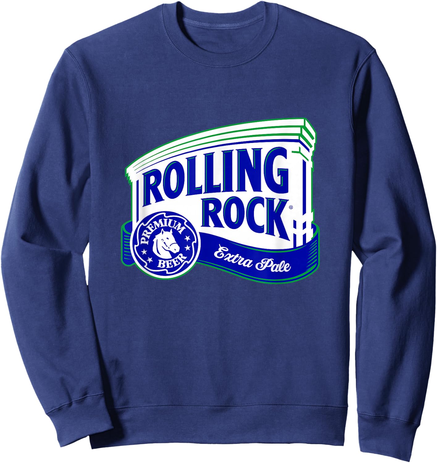 Rolling Rock Logo Sweatshirt - Sweatshirt | Navy